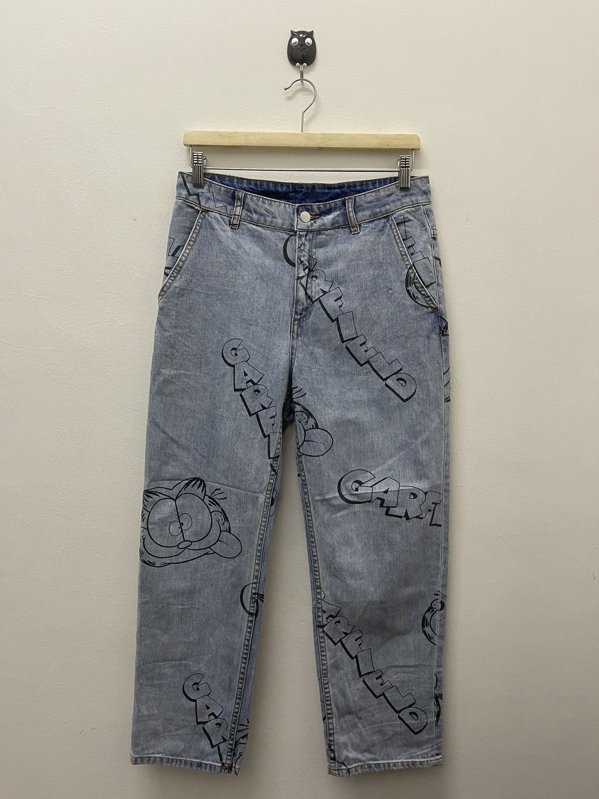 Cartoon Network Rare GARFIELD X H&M Paws Spell Out Full All Over Print Size US 30 / EU 46 - 4 Thumbnail