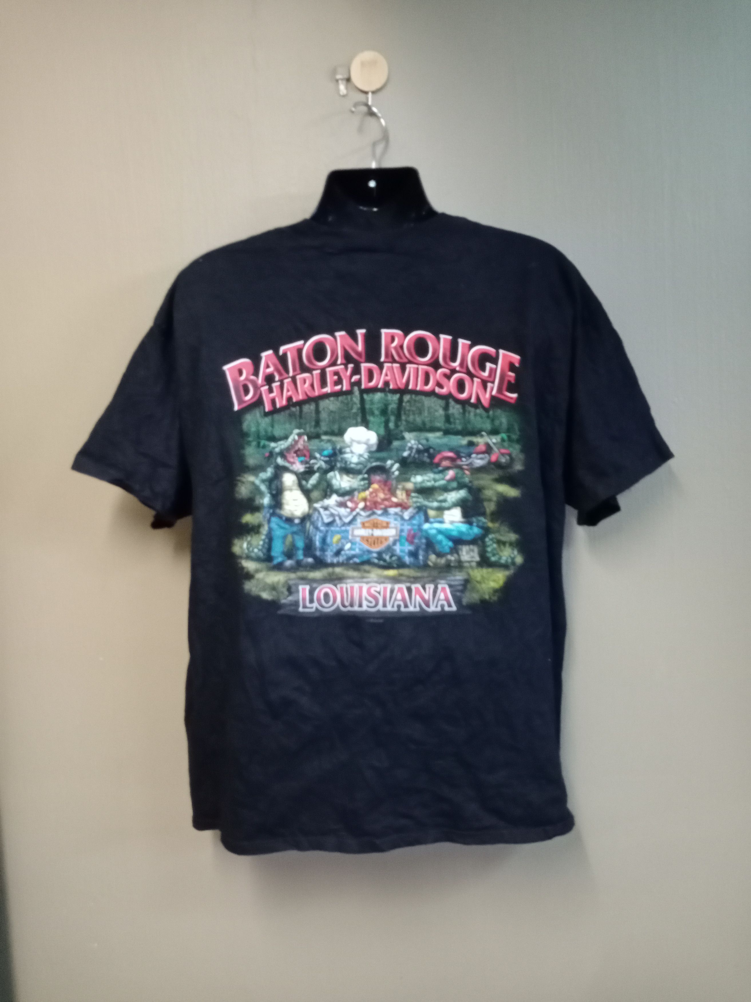 Harley Davidson Vtg 2013 HD x Baton Rouge Louisiana Size US XL / EU 56 / 4 - 1 Thumbnail