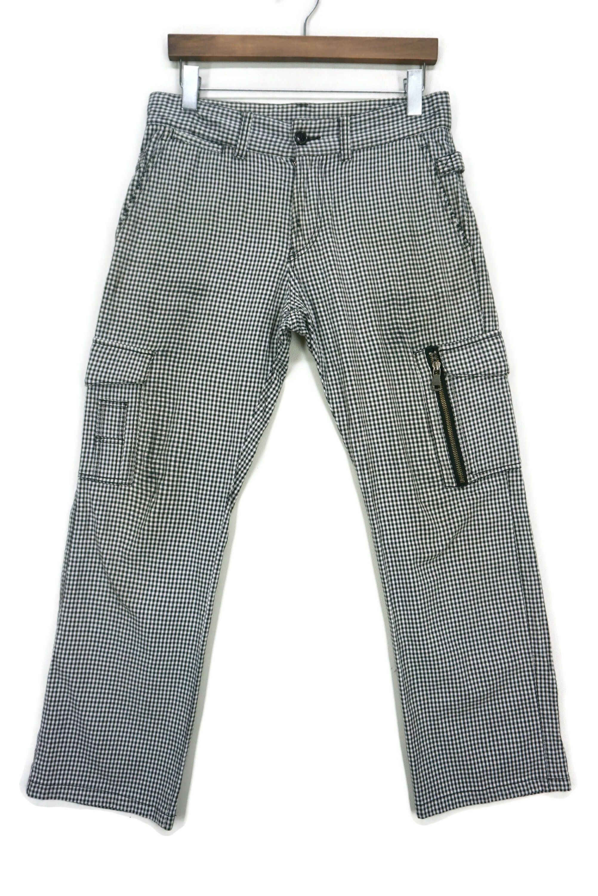 image of Calvin Klein x Outdoor Life Tactical Cargo Outdoor Multi Pocket Golf Tapered Checkered in Black (Si