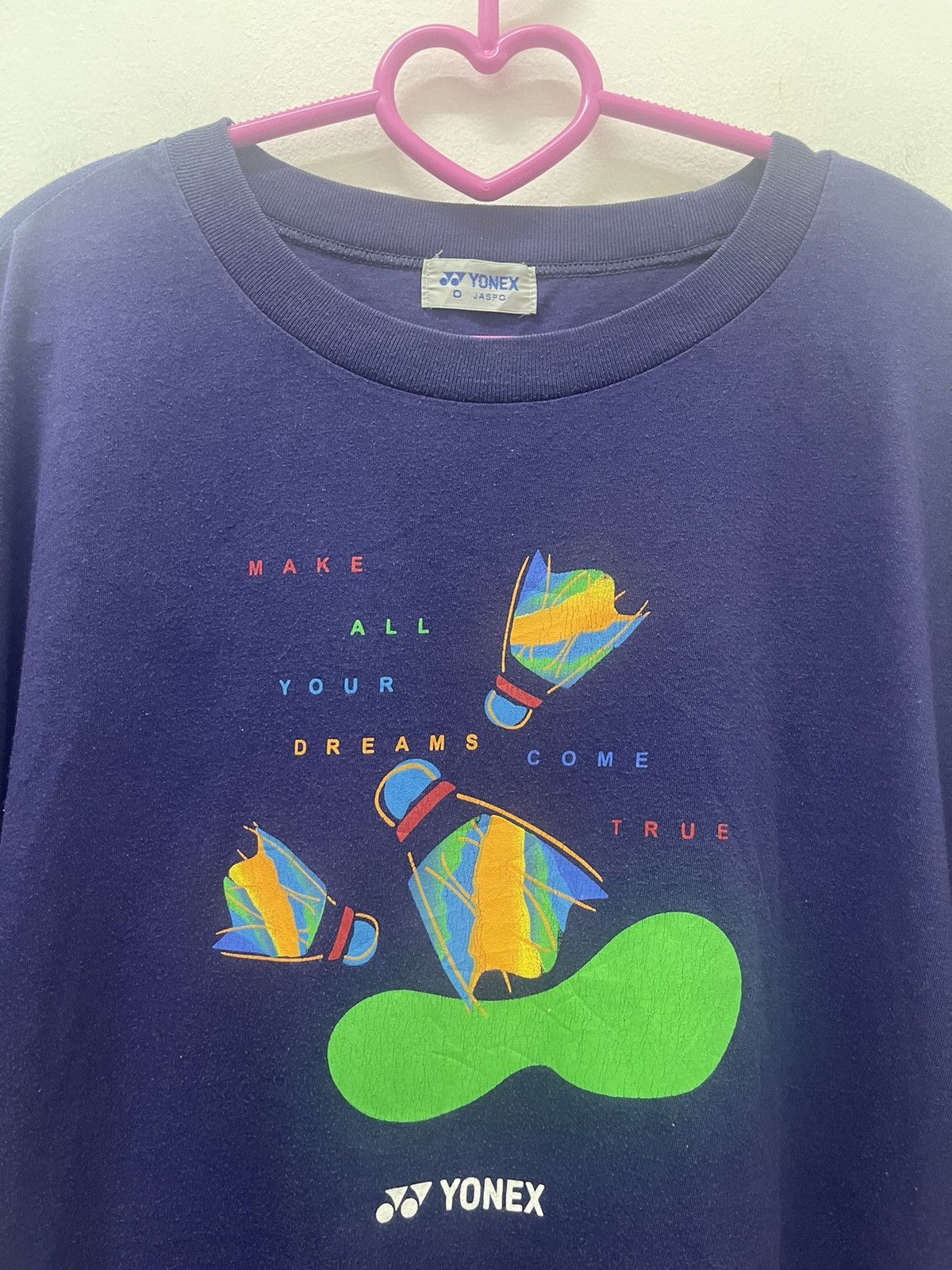 Japanese Brand Rare Vintage YONEX Made in Japan Spell Out Big Logo Size US XL / EU 56 / 4 - 2 Thumbnail