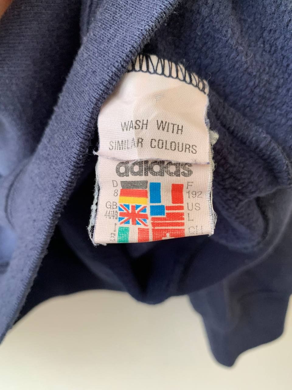 Adidas × Vintage Adidas Vintage Sweatshirt 80-90x Size US L / EU 52-54 / 3 - 7 Thumbnail