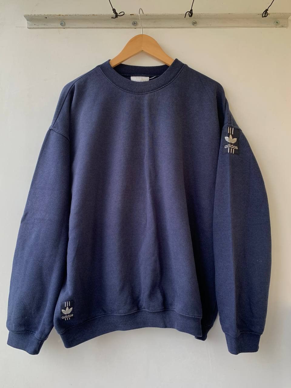 Adidas × Vintage Adidas Vintage Sweatshirt 80-90x Size US L / EU 52-54 / 3 - 1 Thumbnail