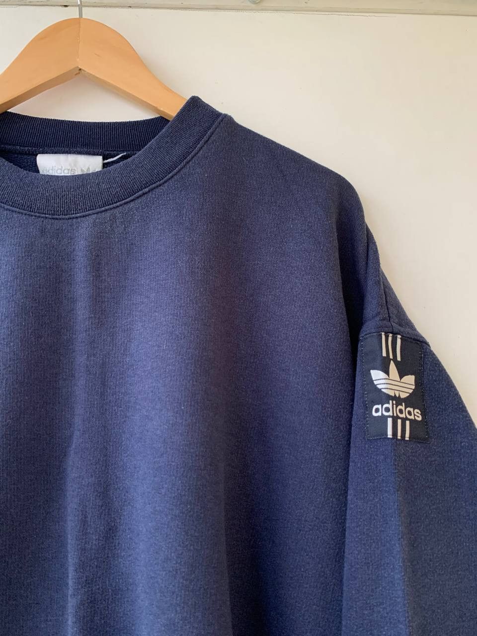 Adidas × Vintage Adidas Vintage Sweatshirt 80-90x Size US L / EU 52-54 / 3 - 3 Thumbnail