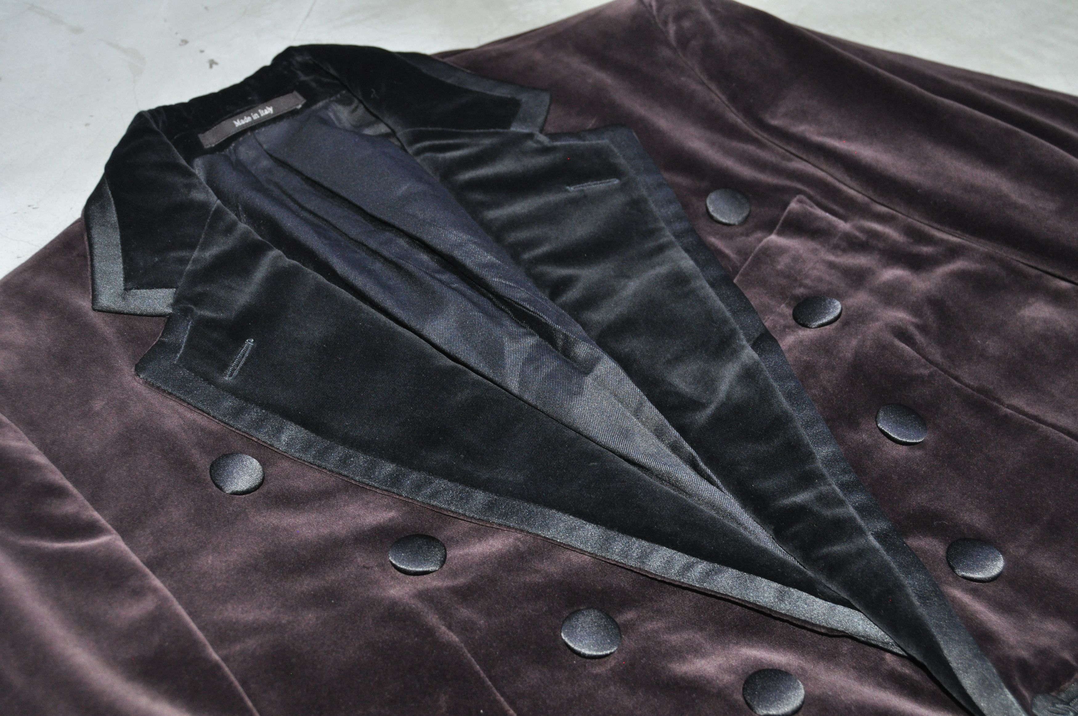 Gucci Gucci - Velour Tuxedo Coat Size 46R - 3 Thumbnail