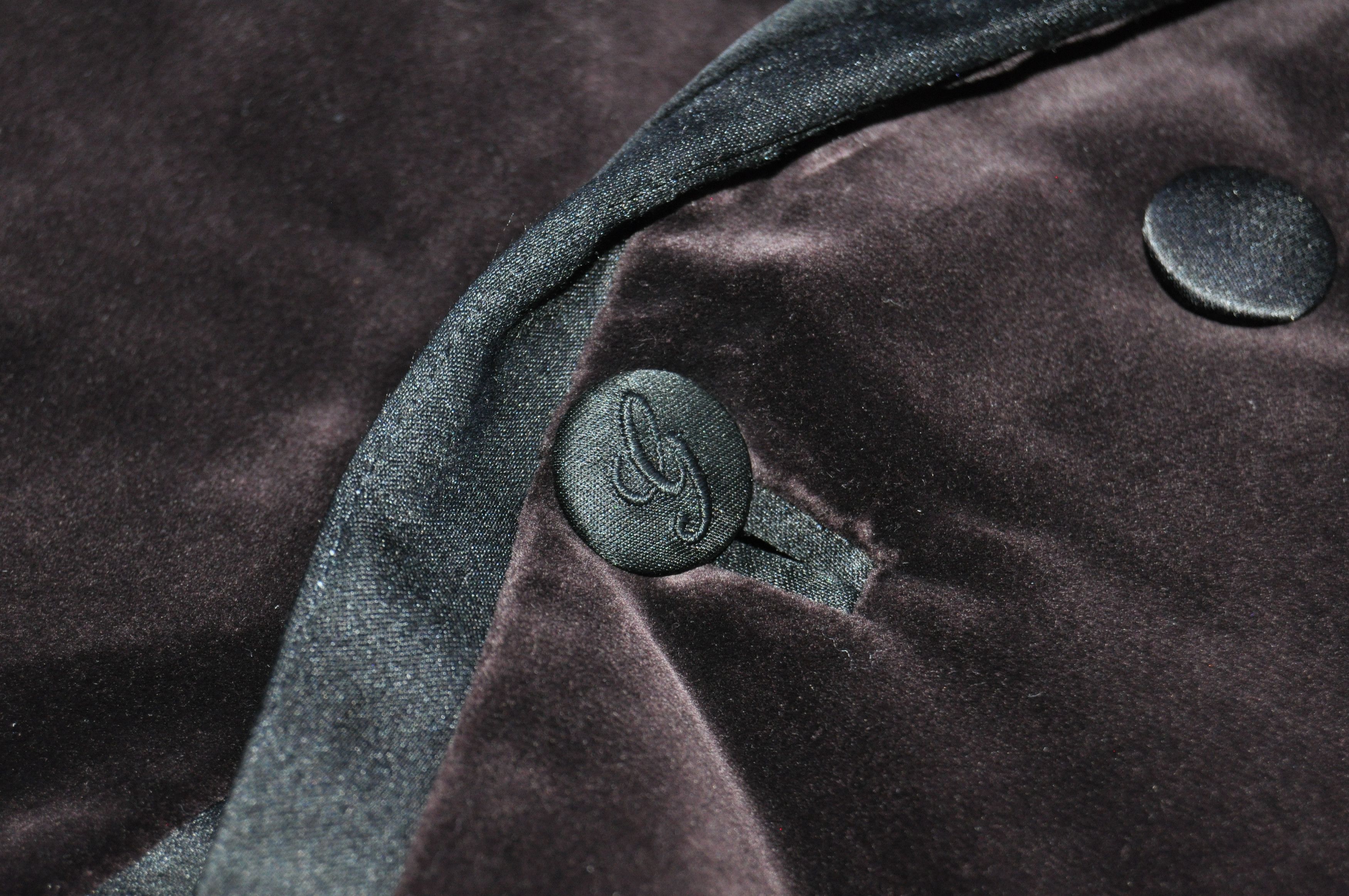 Gucci Gucci - Velour Tuxedo Coat Size 46R - 5 Thumbnail