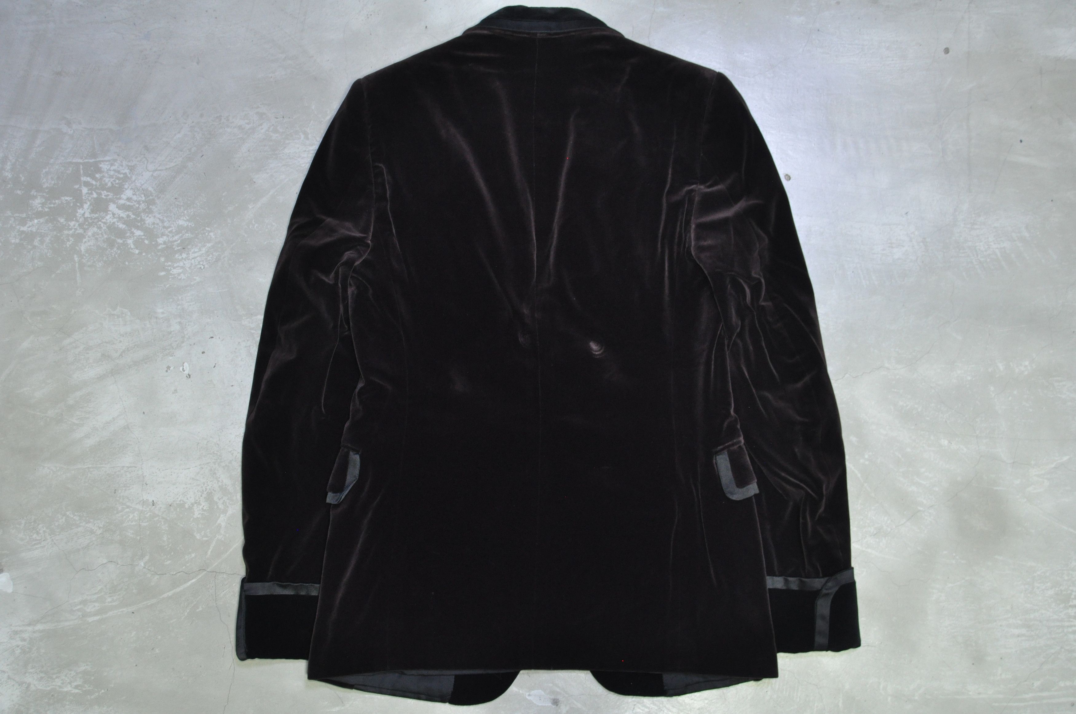 Gucci Gucci - Velour Tuxedo Coat Size 46R - 2 Thumbnail