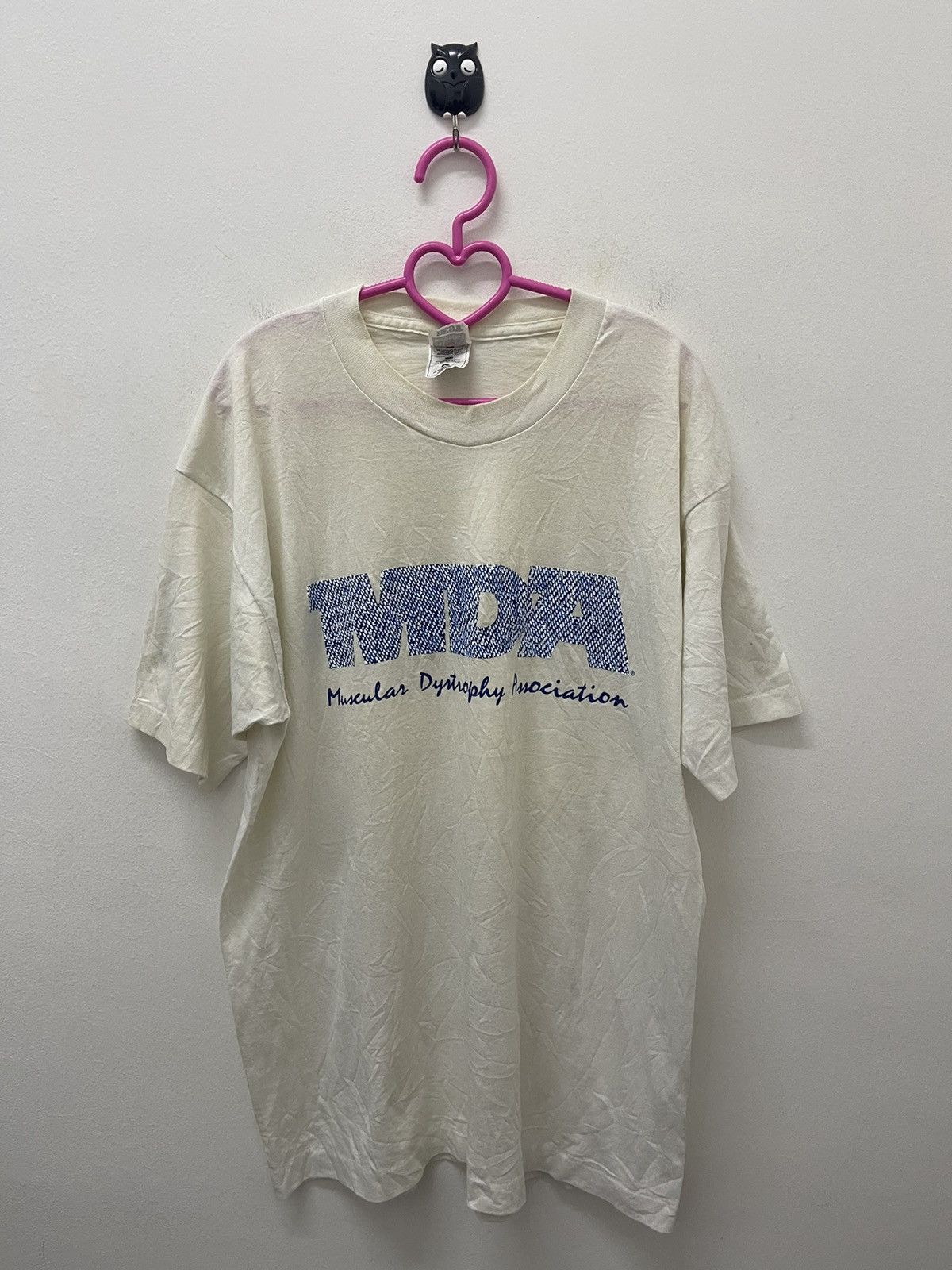 Vintage Rare Vintage MDA Muscular Dystrophy Association Spell Out Size US L / EU 52-54 / 3 - 1 Thumbnail