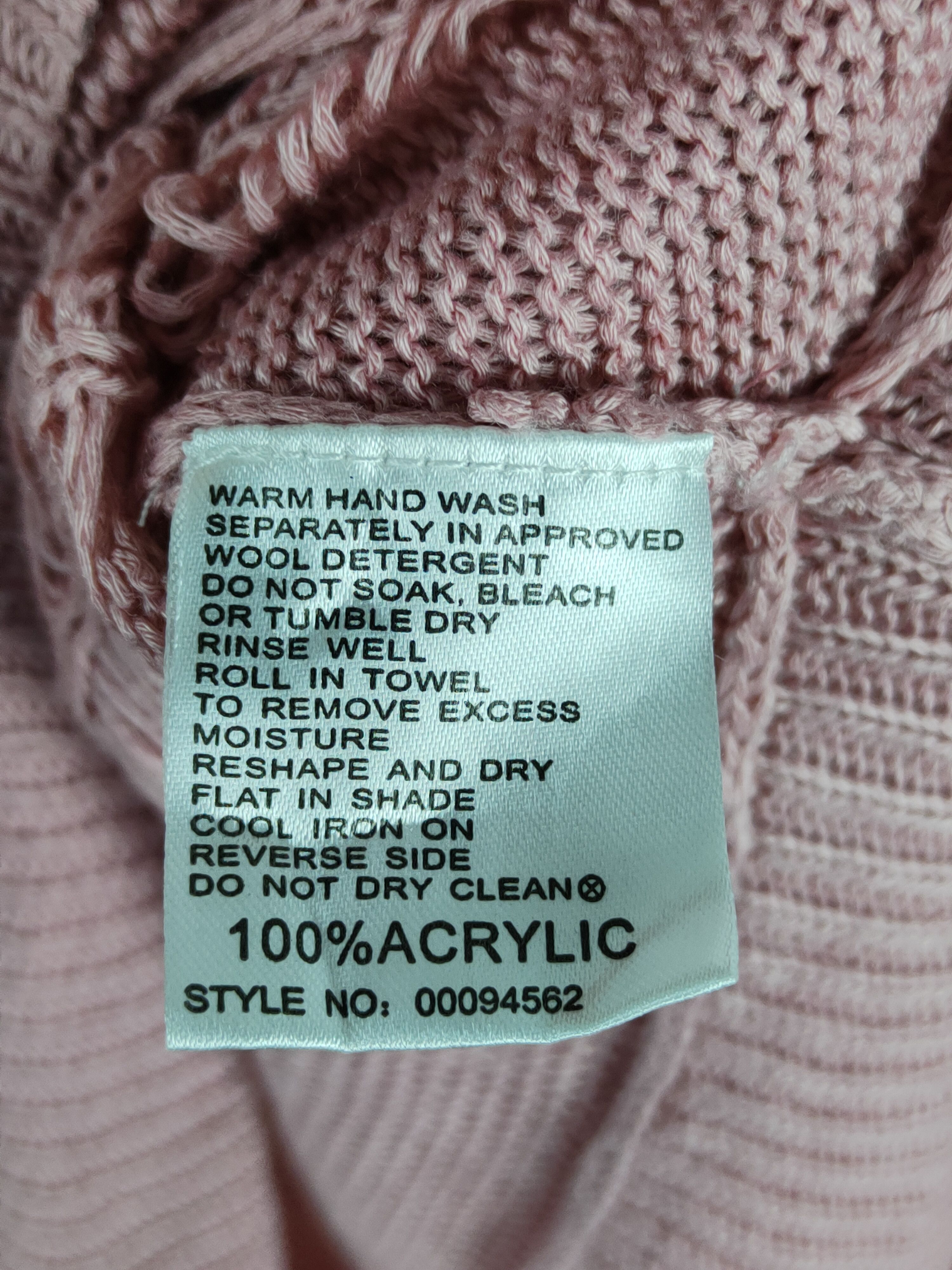 Homespun Knitwear Crossroads Pink Crochet Meshnet Knitwear Crop Tops #S1026 Size M / US 6-8 / IT 42-44 - 11 Thumbnail