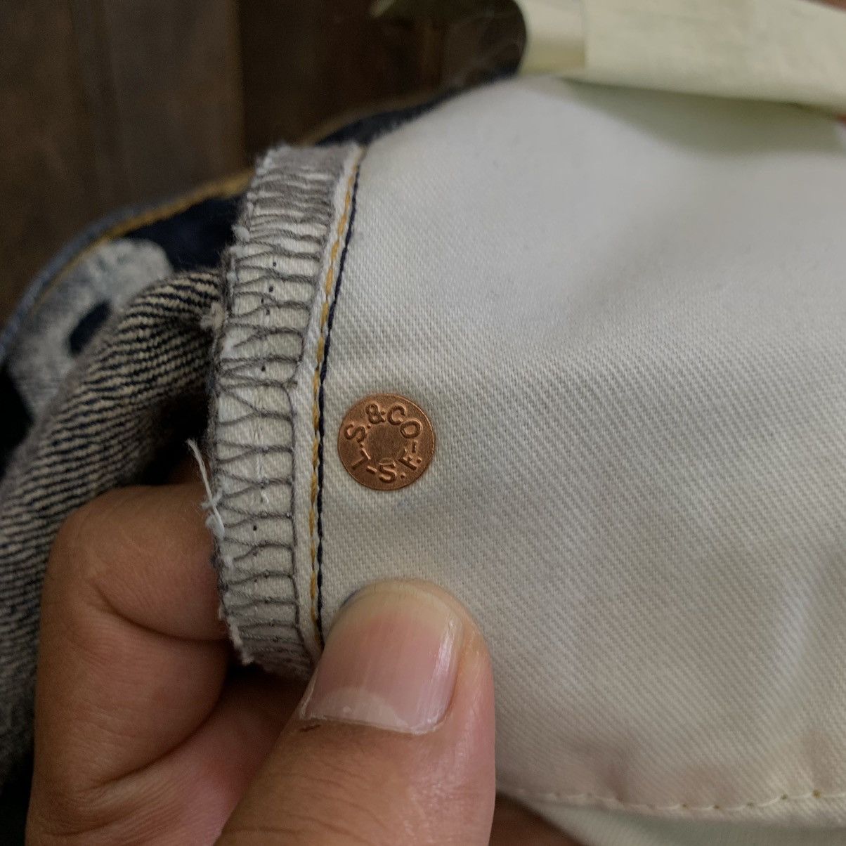 Comme des Garcons Junya Watanabe X Levi's AD2018 Painted Banner Selvedge Jeans Size US 33 - 16 Thumbnail