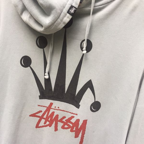 Vintage Vintage Stussy Crown Hoodie | Grailed