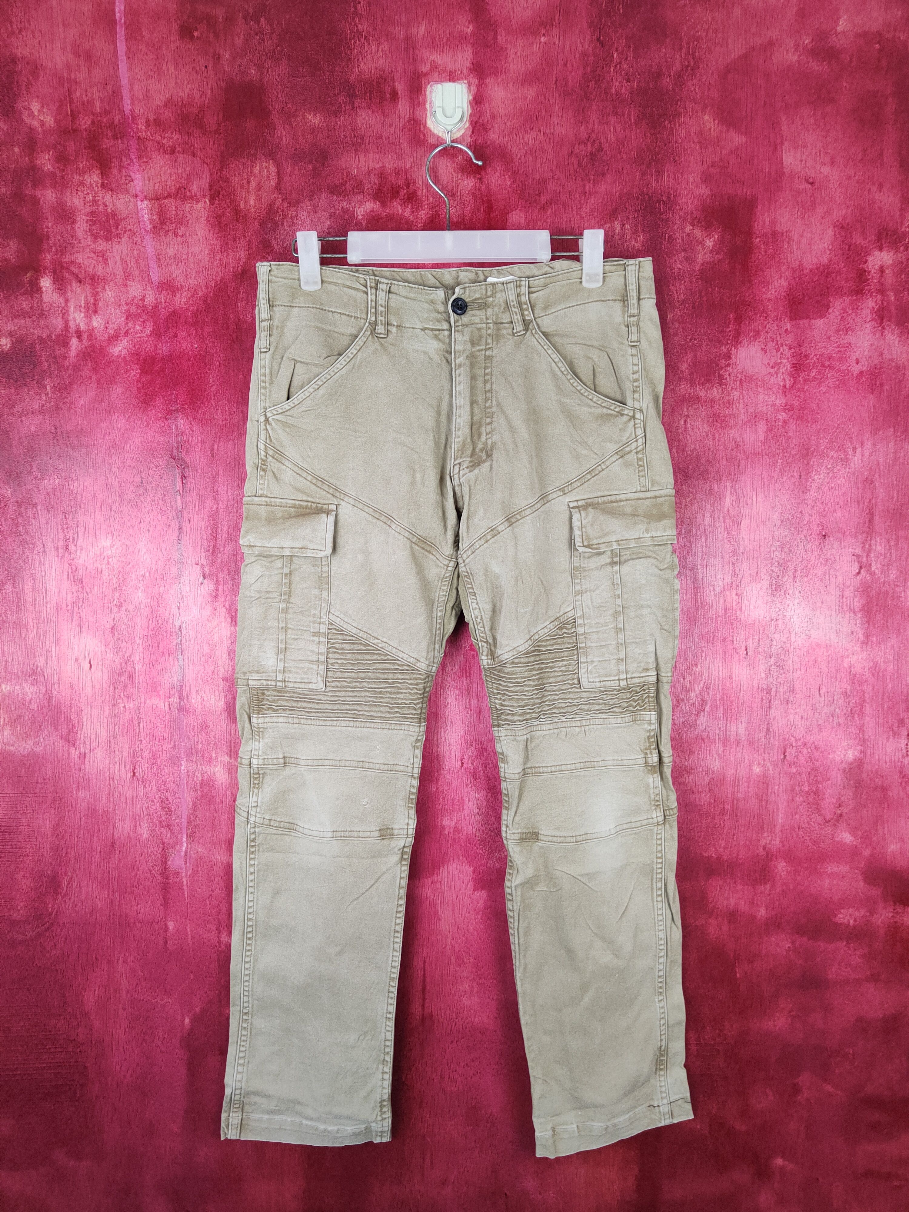 Japanese Brand × Vintage Gladiator Work Brown Multi Pocket Tactical Cargo Pants #5315 Size US 31 - 1 Thumbnail