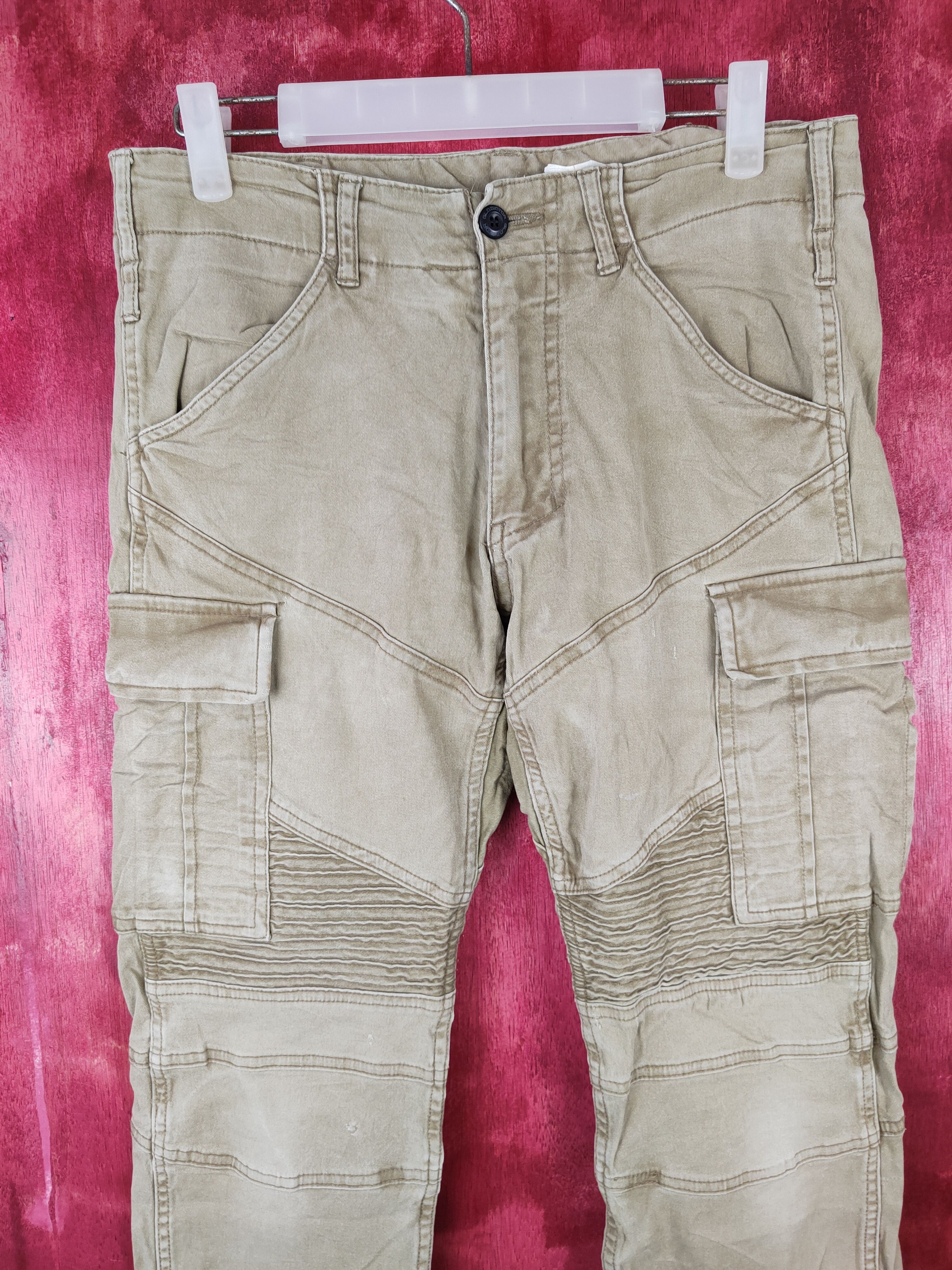 Japanese Brand × Vintage Gladiator Work Brown Multi Pocket Tactical Cargo Pants #5315 Size US 31 - 2 Thumbnail