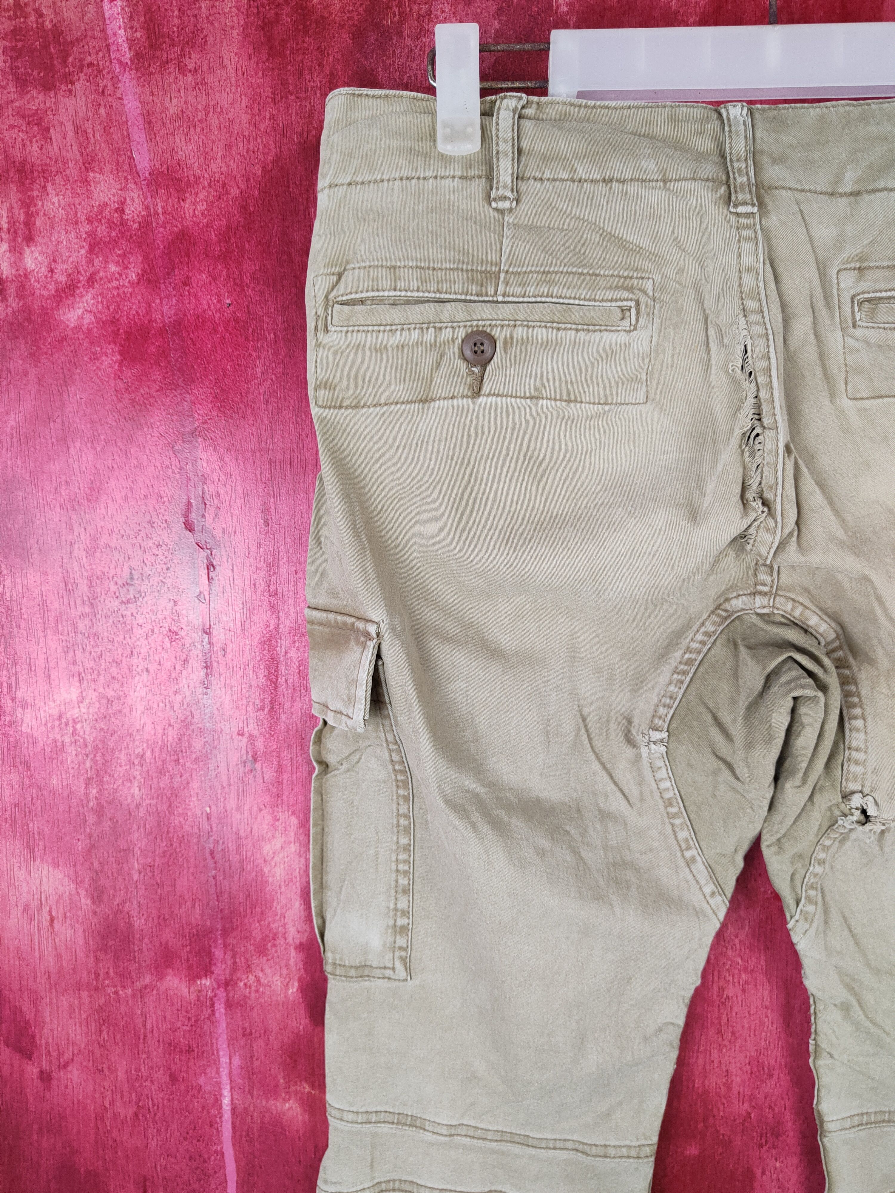 Japanese Brand × Vintage Gladiator Work Brown Multi Pocket Tactical Cargo Pants #5315 Size US 31 - 8 Thumbnail