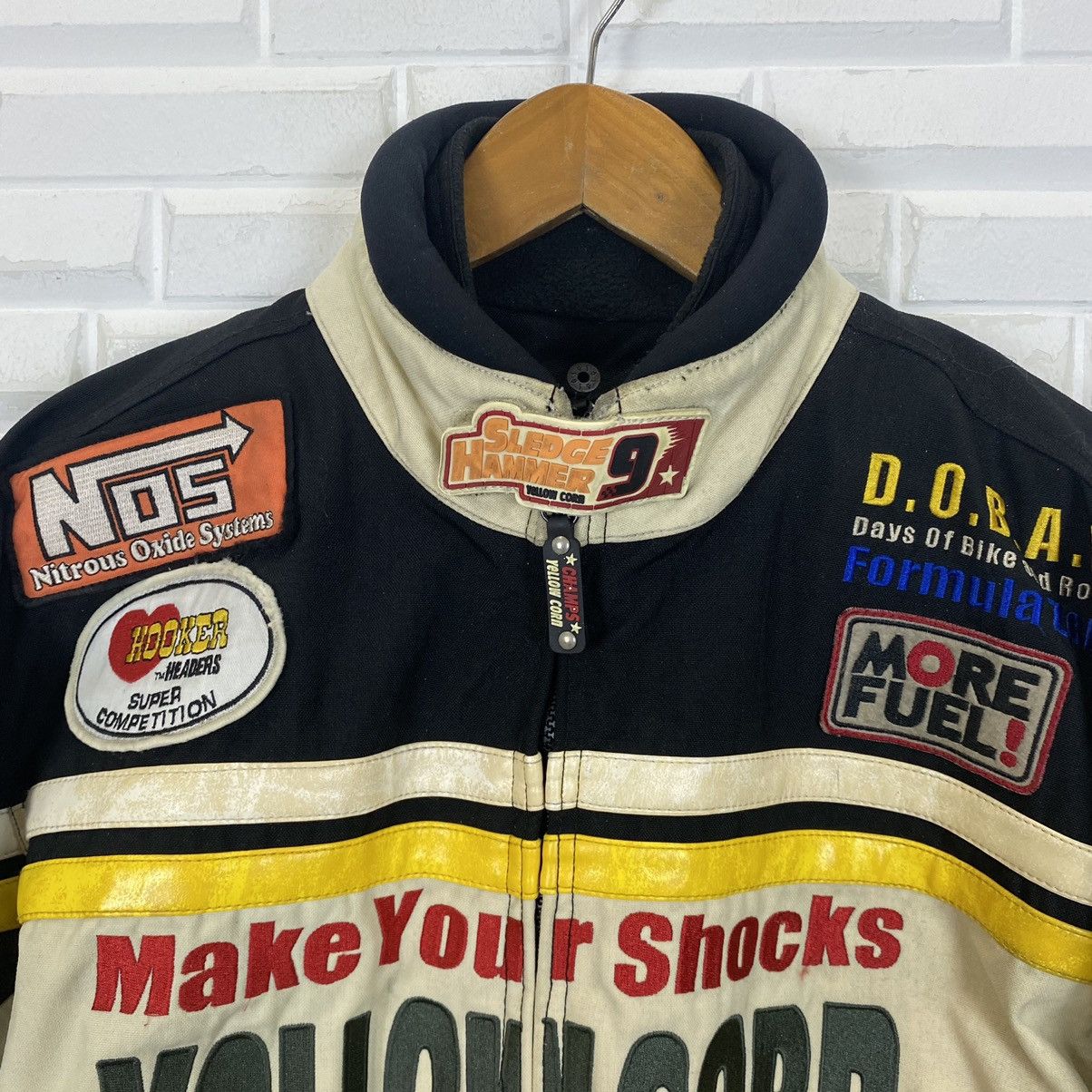 YELLOW CORN YELLOW CORN SLEDGE HAMMER PRO STOCK MOTORCYLE RACING JACKET Size US L / EU 52-54 / 3 - 9 Thumbnail
