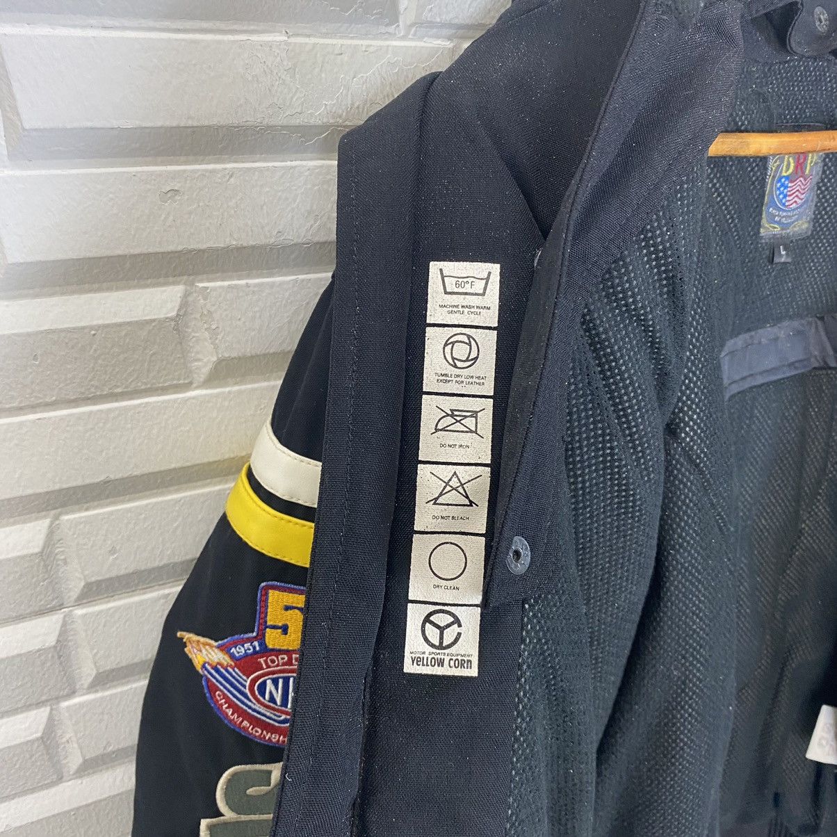 YELLOW CORN YELLOW CORN SLEDGE HAMMER PRO STOCK MOTORCYLE RACING JACKET Size US L / EU 52-54 / 3 - 16 Thumbnail