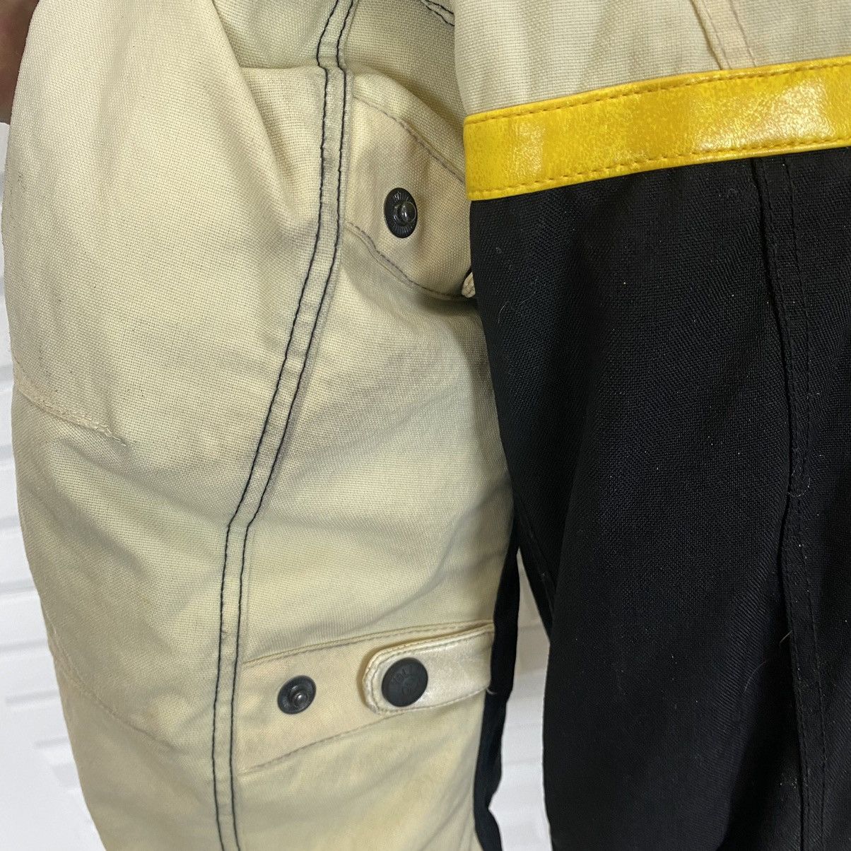 YELLOW CORN YELLOW CORN SLEDGE HAMMER PRO STOCK MOTORCYLE RACING JACKET Size US L / EU 52-54 / 3 - 13 Thumbnail