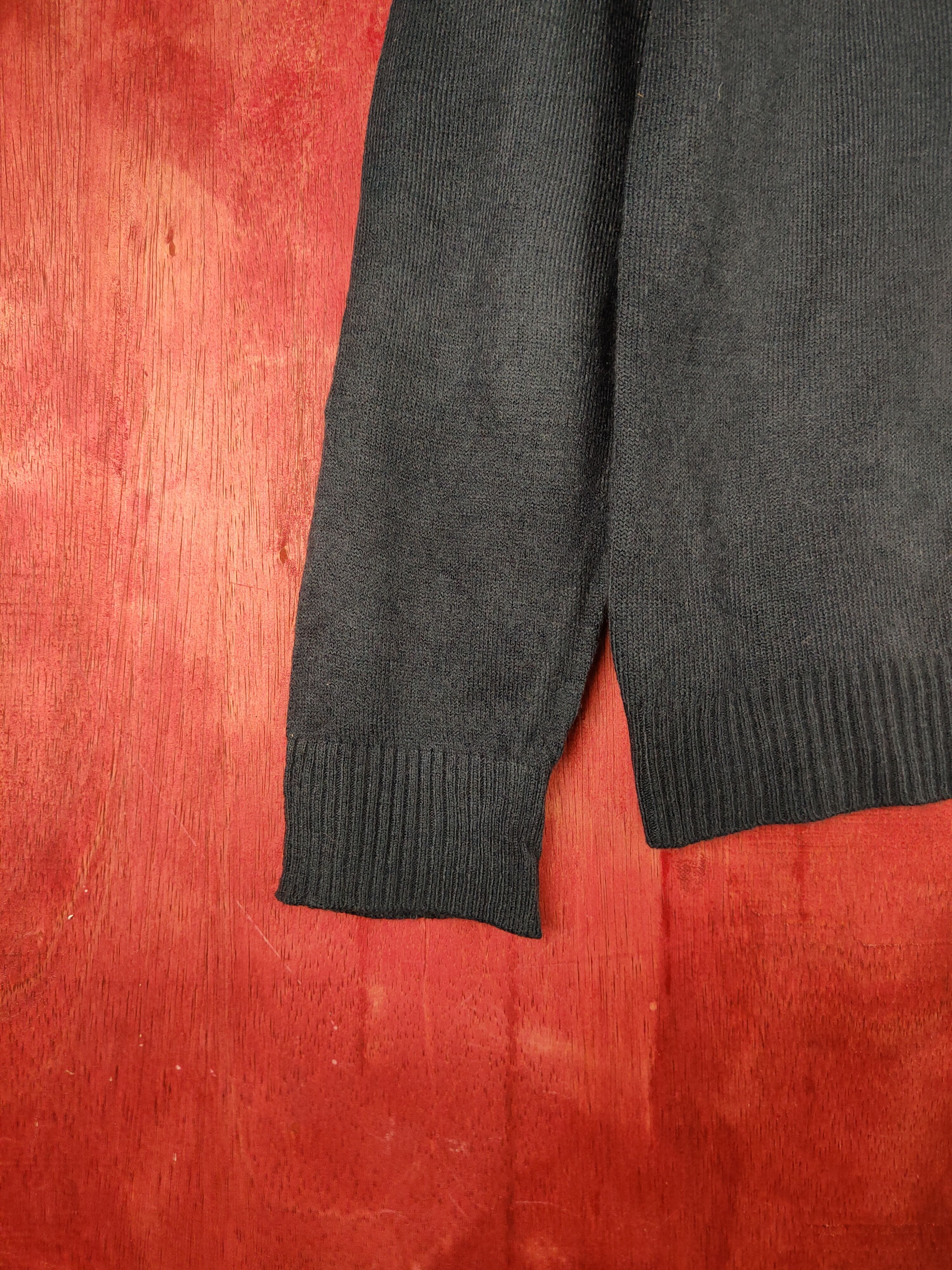 Japanese Brand Pageboy Dark Blue Cardigan knitwear japan vintage #S892 Size M / US 6-8 / IT 42-44 - 4 Thumbnail