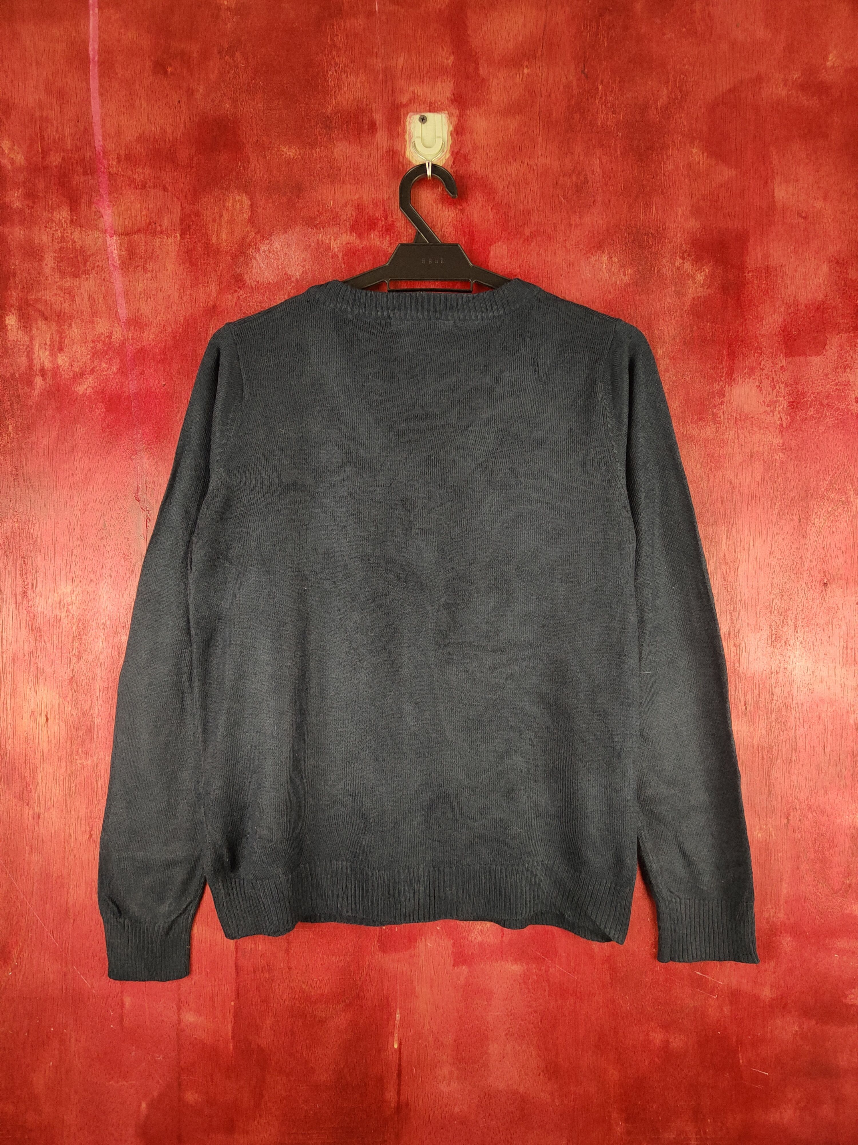 Japanese Brand Pageboy Dark Blue Cardigan knitwear japan vintage #S892 Size M / US 6-8 / IT 42-44 - 8 Thumbnail