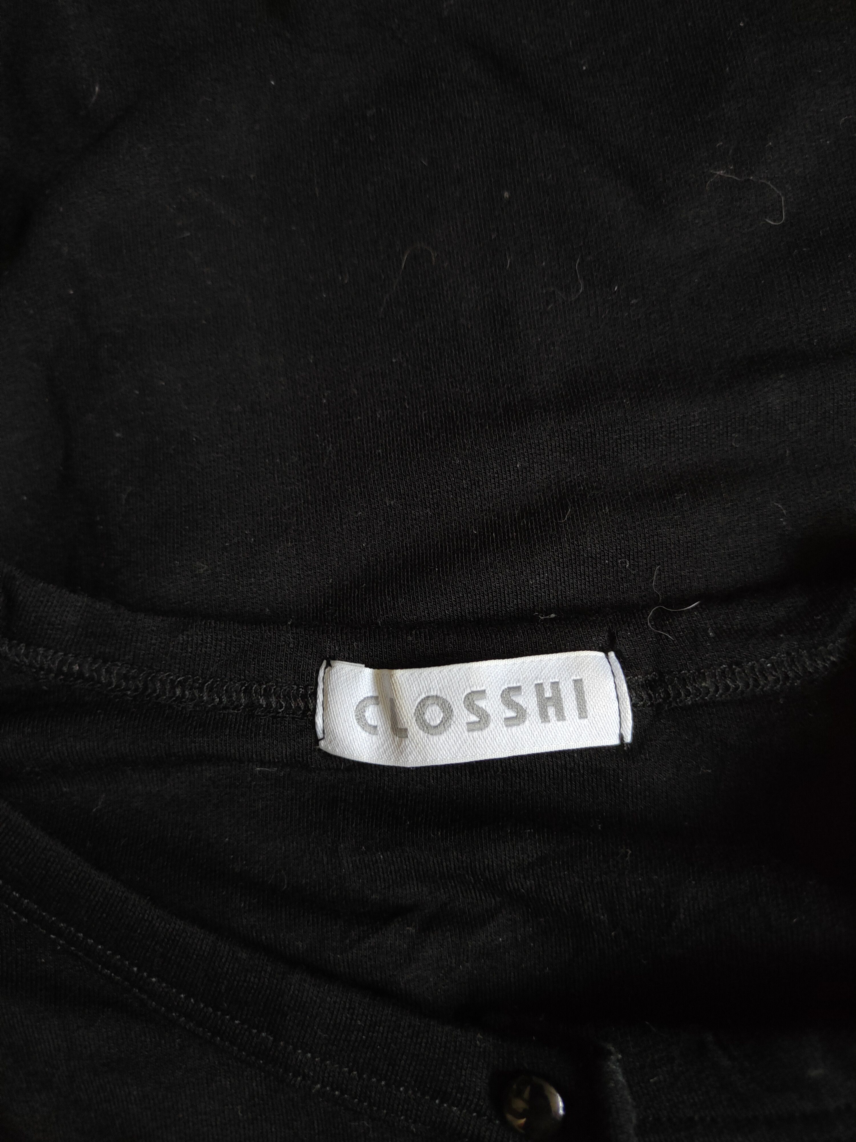 Japanese Brand Closshi Black Cardigan knitwear japan thin #S890 Size M / US 6-8 / IT 42-44 - 11 Thumbnail
