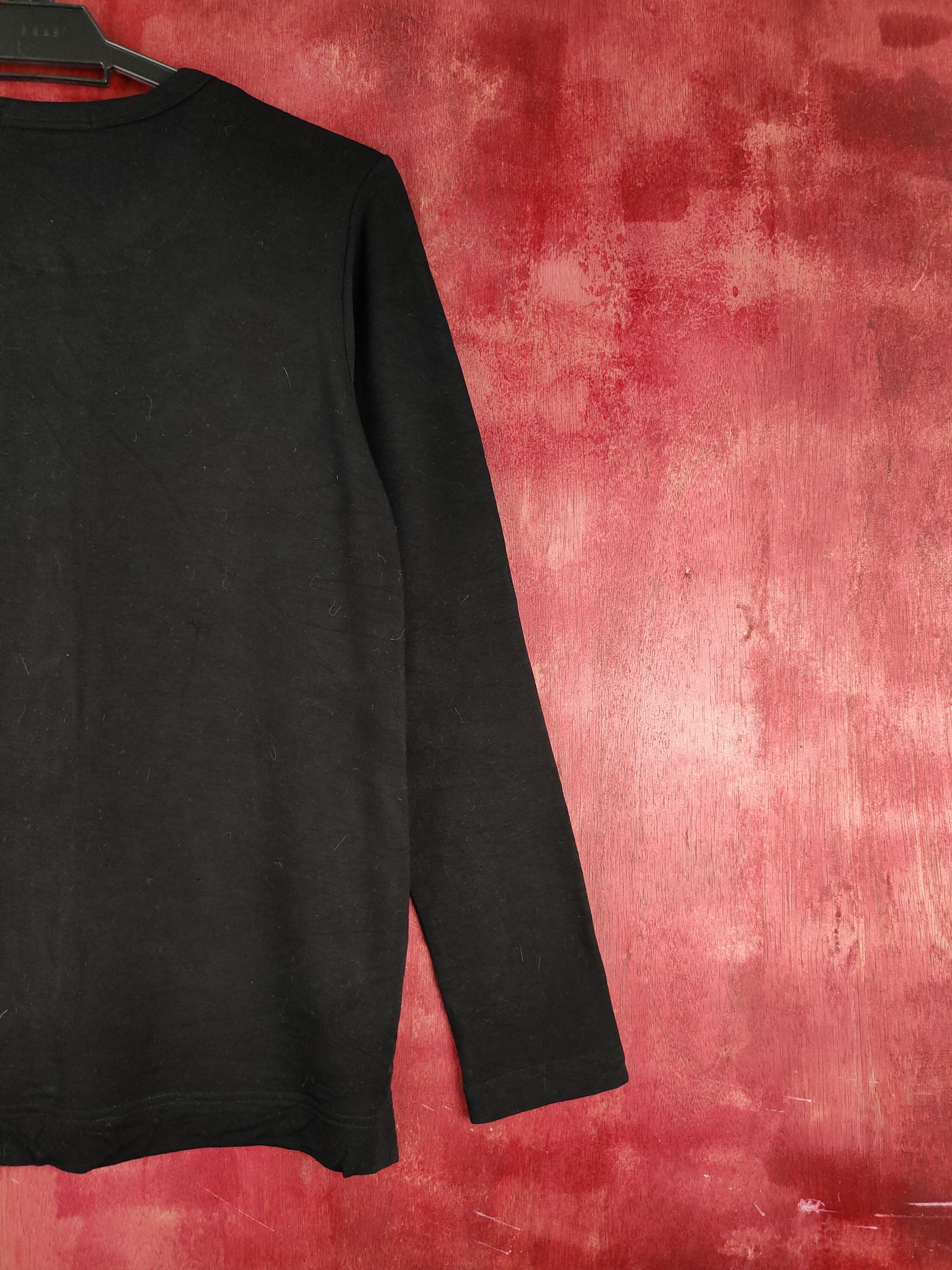 Japanese Brand Closshi Black Cardigan knitwear japan thin #S890 Size M / US 6-8 / IT 42-44 - 9 Thumbnail