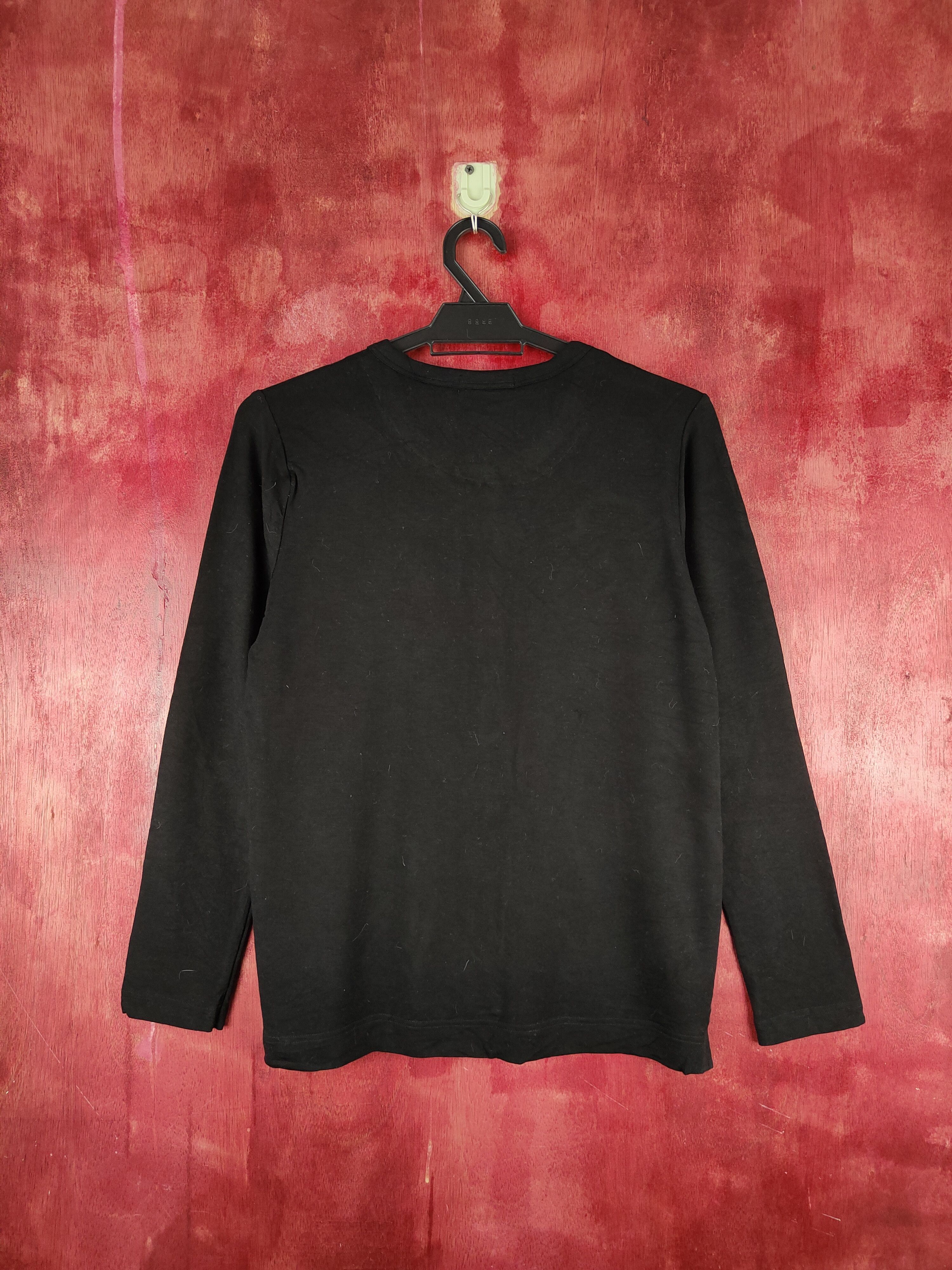 Japanese Brand Closshi Black Cardigan knitwear japan thin #S890 Size M / US 6-8 / IT 42-44 - 7 Thumbnail