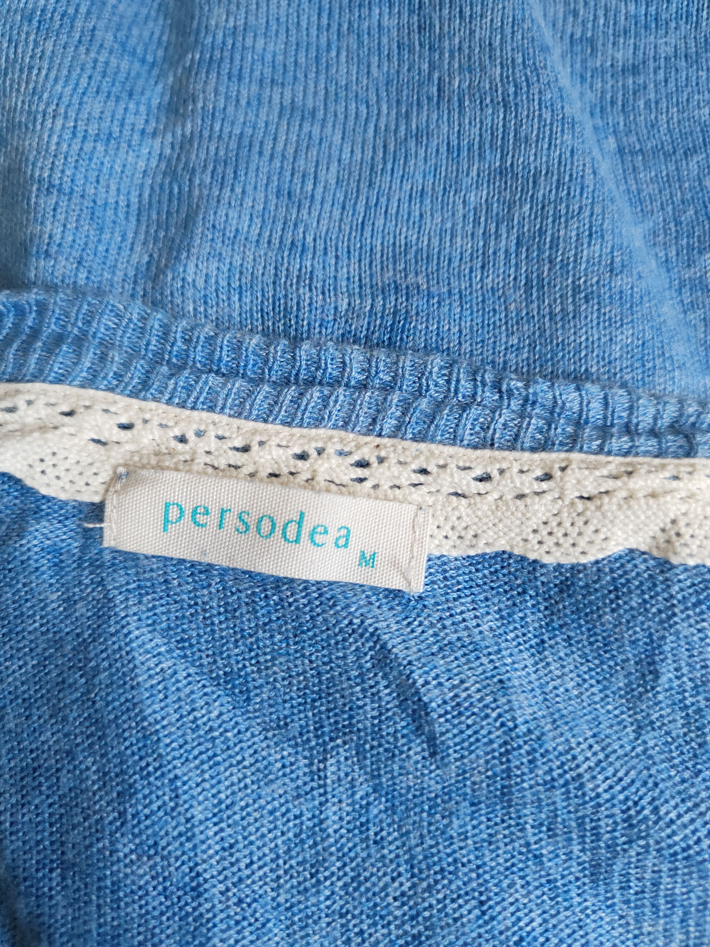 Japanese Brand Persodea Blue Cardigan vintage japan knitwear #S883 Size S / US 4 / IT 40 - 11 Thumbnail