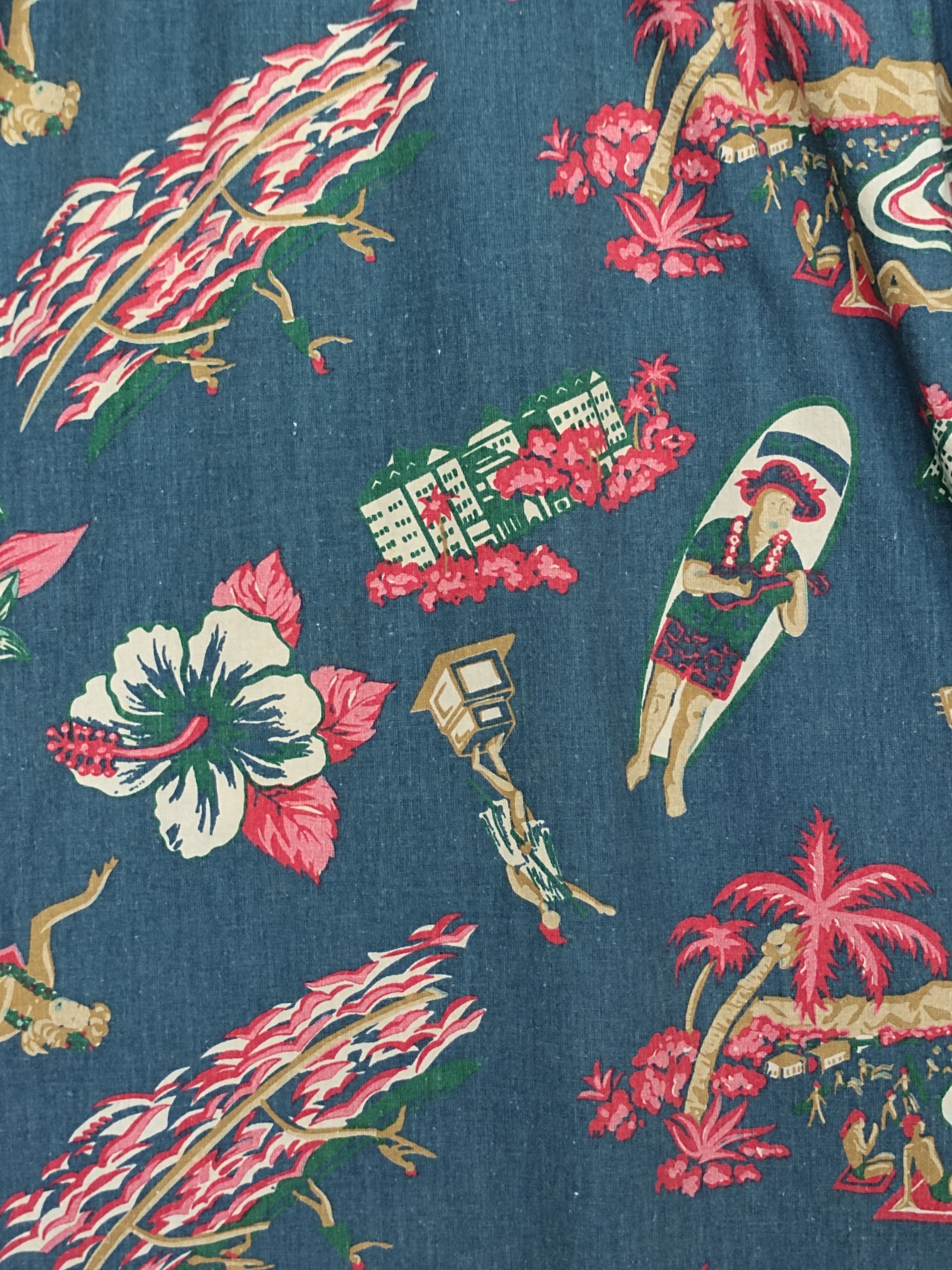Vintage Vintage C.Classic Hula Girls Hibiscus Hawaiian Shirt Size US L / EU 52-54 / 3 - 9 Thumbnail