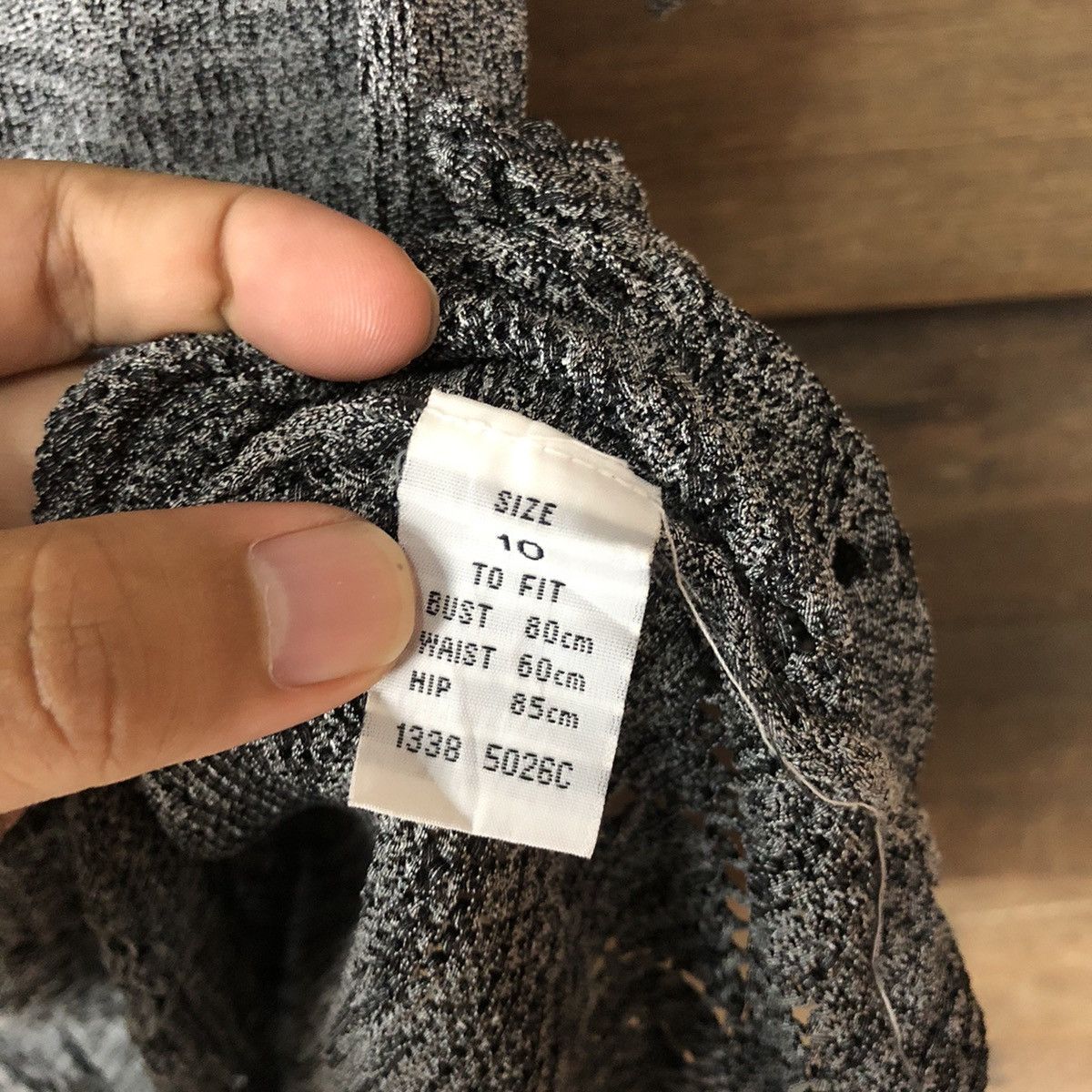 Homespun Knitwear Target crochet grey cardigan knitwear #7122 Size S / US 4 / IT 40 - 11 Thumbnail