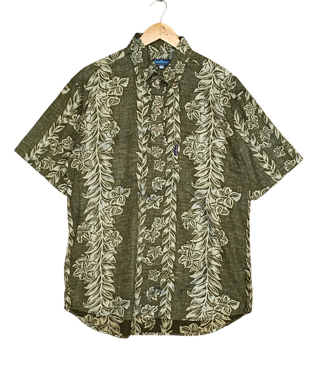Japanese Brand Vintage Dale Chapman Surboard Surfing Reverse Print Hawaiian Size US L / EU 52-54 / 3 - 1 Thumbnail
