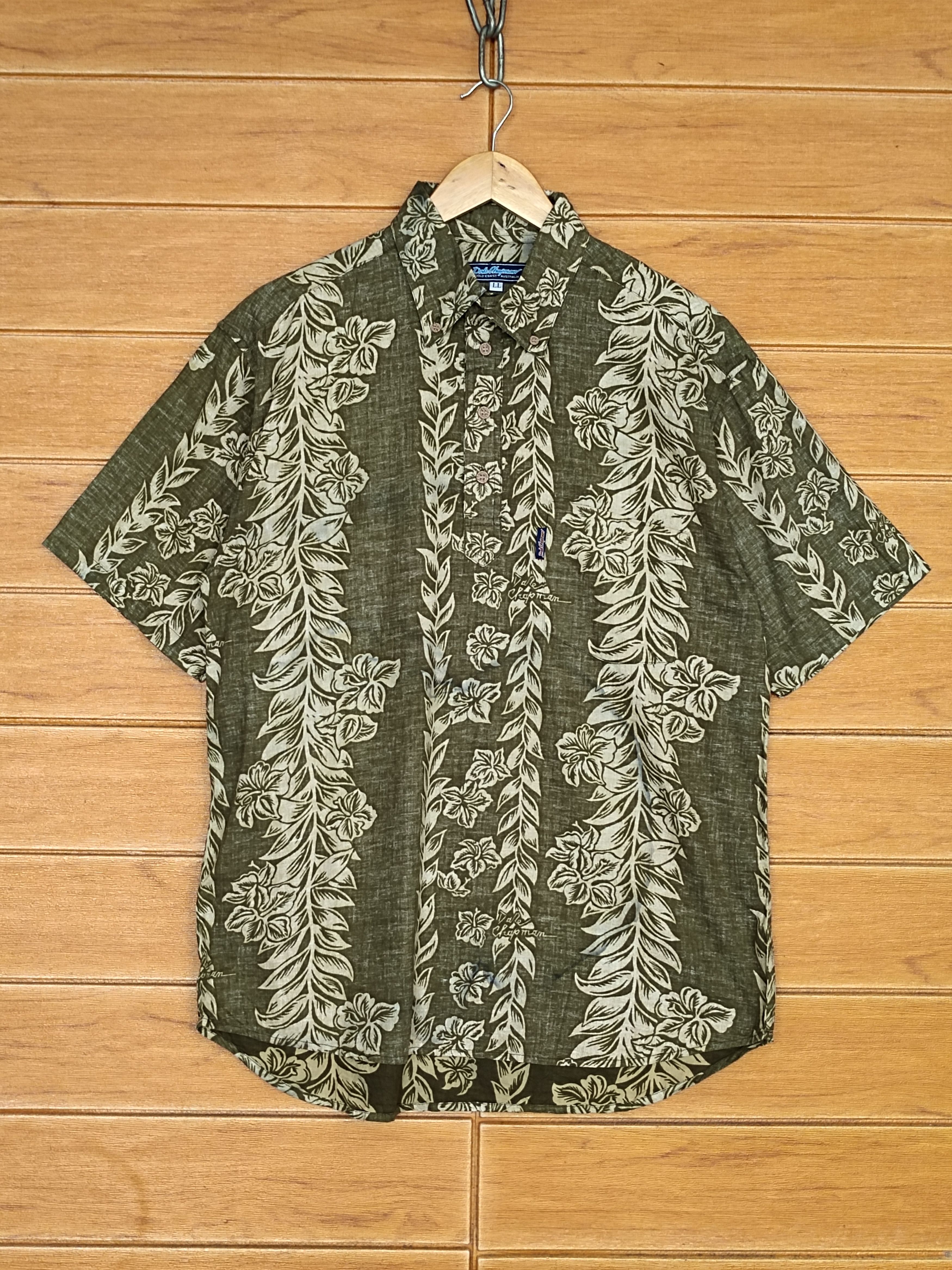 Japanese Brand Vintage Dale Chapman Surboard Surfing Reverse Print Hawaiian Size US L / EU 52-54 / 3 - 2 Thumbnail