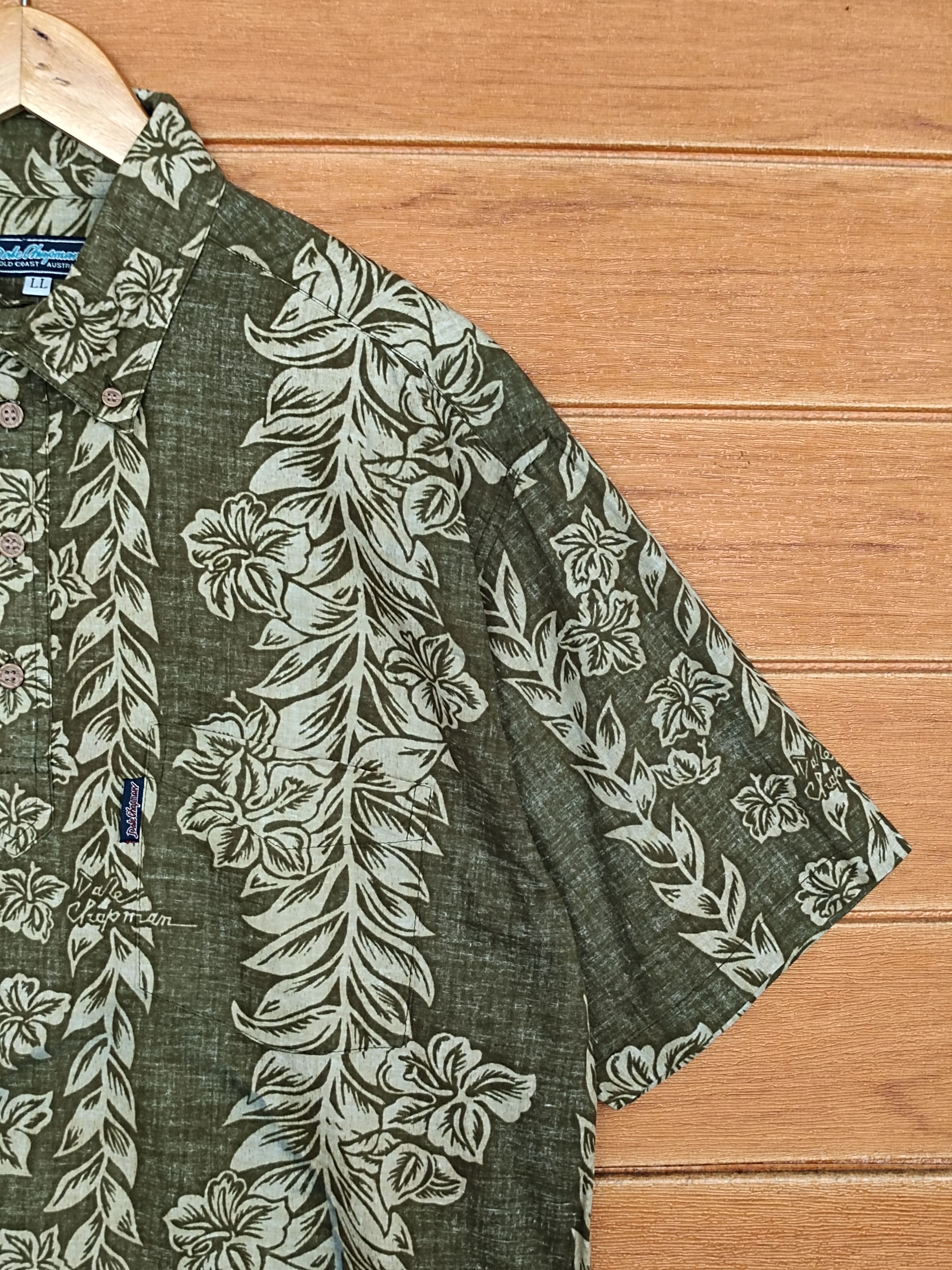 Japanese Brand Vintage Dale Chapman Surboard Surfing Reverse Print Hawaiian Size US L / EU 52-54 / 3 - 5 Thumbnail