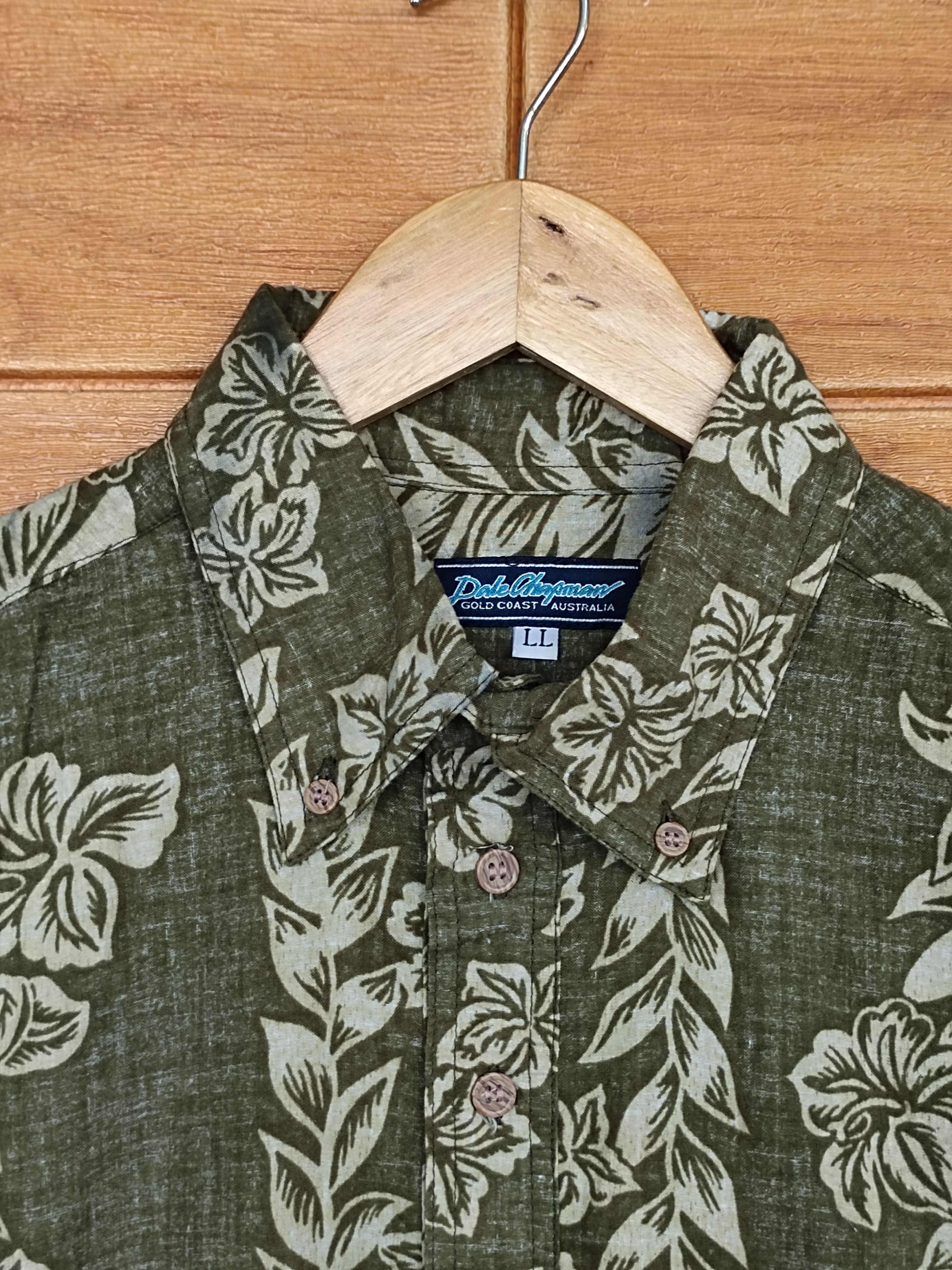 Japanese Brand Vintage Dale Chapman Surboard Surfing Reverse Print Hawaiian Size US L / EU 52-54 / 3 - 4 Thumbnail