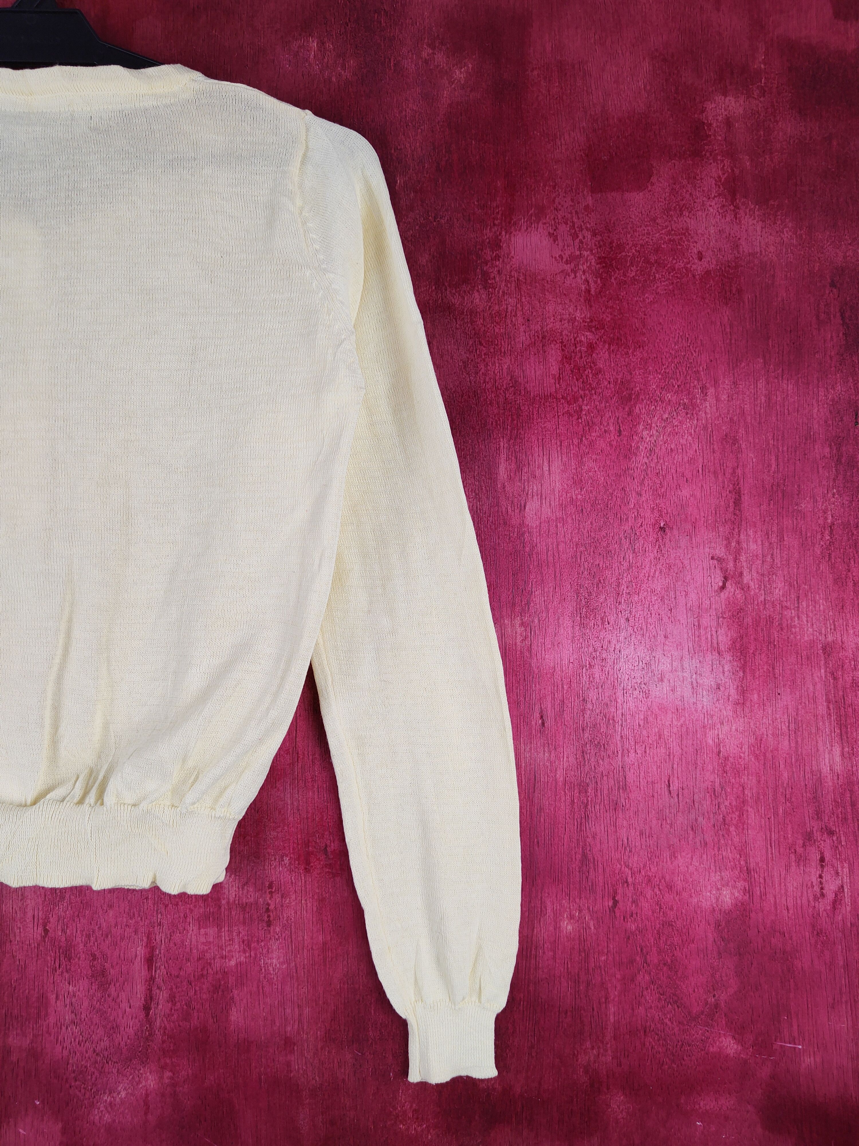 Japanese Brand Venc Exchange Yellow Crop Tops Cardigan #S855 Size S / US 4 / IT 40 - 9 Thumbnail