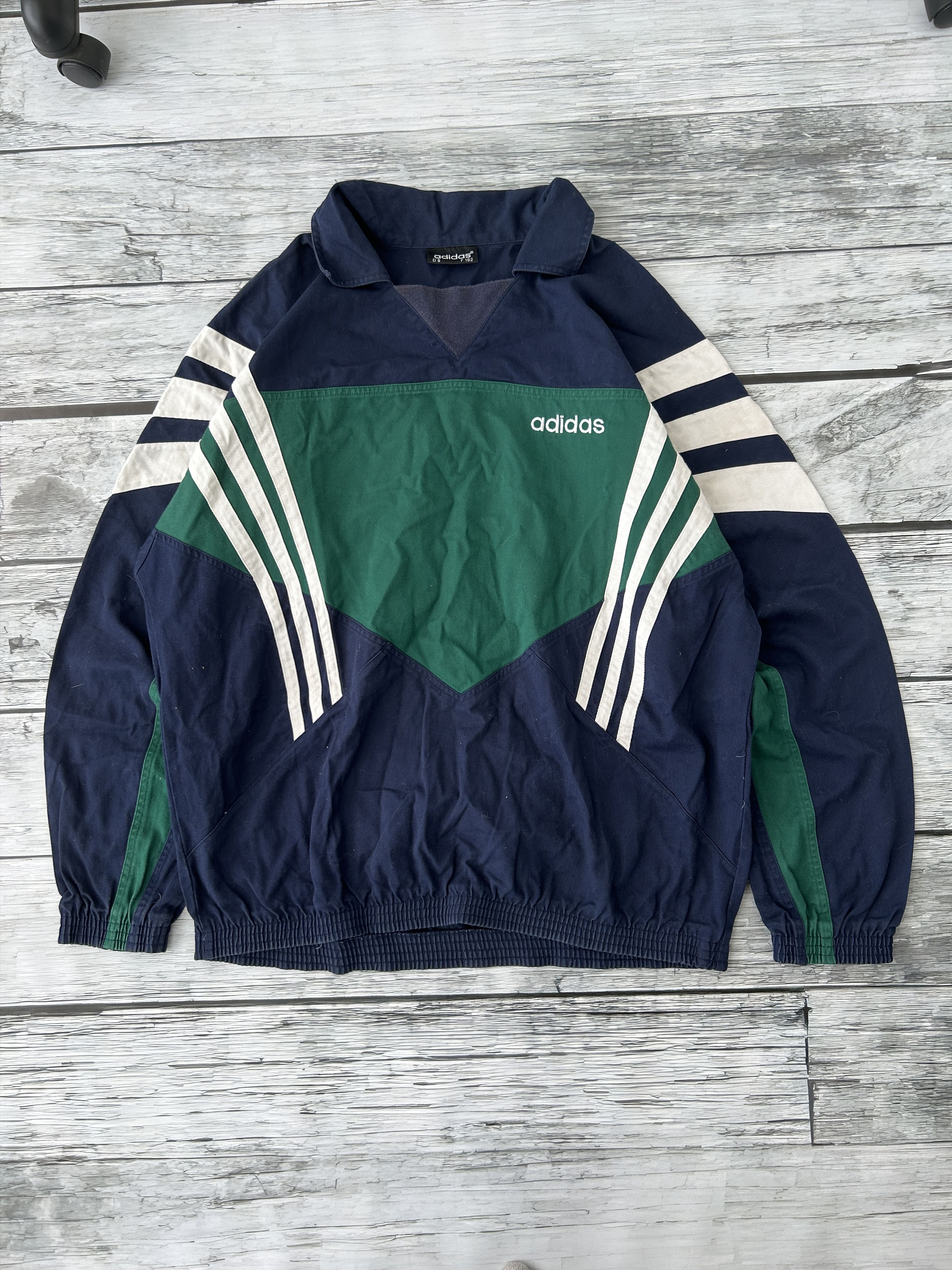 Adidas Vintage Adidas Big Logo Hooodie 90s Y2K Streetwear Size US L / EU 52-54 / 3 - 2 Thumbnail