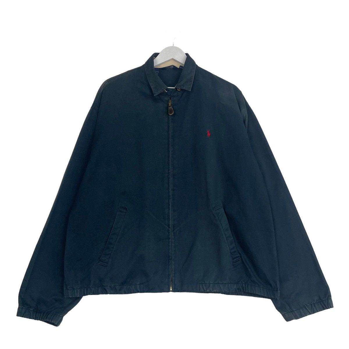 💥90s HARRINGTON SUNFADED JACKET - NAVY BLUE