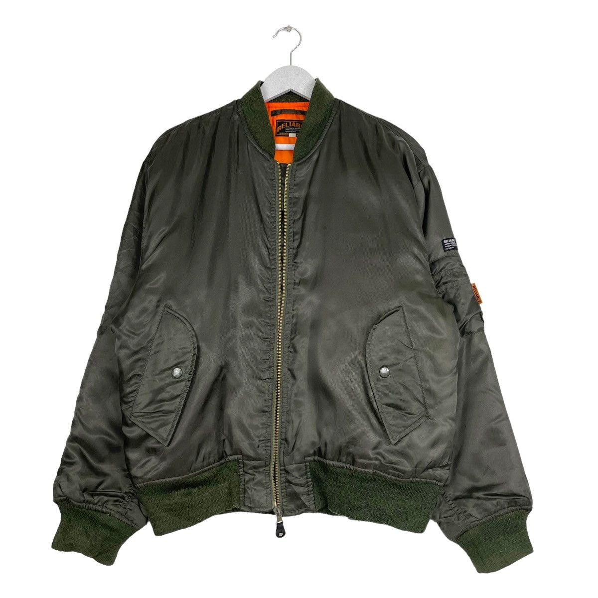 Japanese Brand 💥 JAPAN RELIABLE RIOT BOMBER JACKET Size US M / EU 48-50 / 2 - 2 Thumbnail