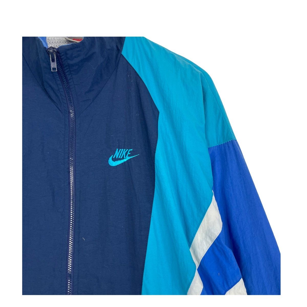 Nike × Vintage 💥90s NIKE SPORTWEAR ZIPPER WINDBREAKER JACKET Size US M / EU 48-50 / 2 - 5 Thumbnail