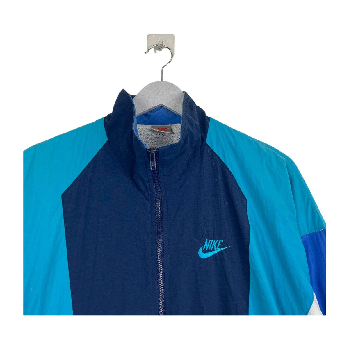 Nike × Vintage 💥90s NIKE SPORTWEAR ZIPPER WINDBREAKER JACKET Size US M / EU 48-50 / 2 - 4 Thumbnail