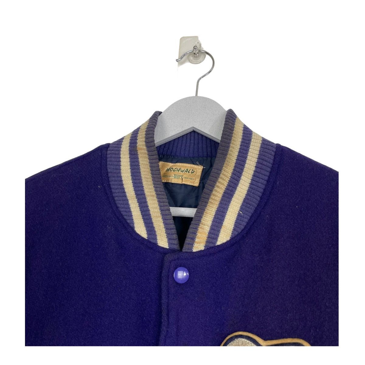 Japanese Brand 💥80s HOCHWALD TENNIS CLUB YOKOHAMA VARSITY JACKET Size US M / EU 48-50 / 2 - 6 Thumbnail