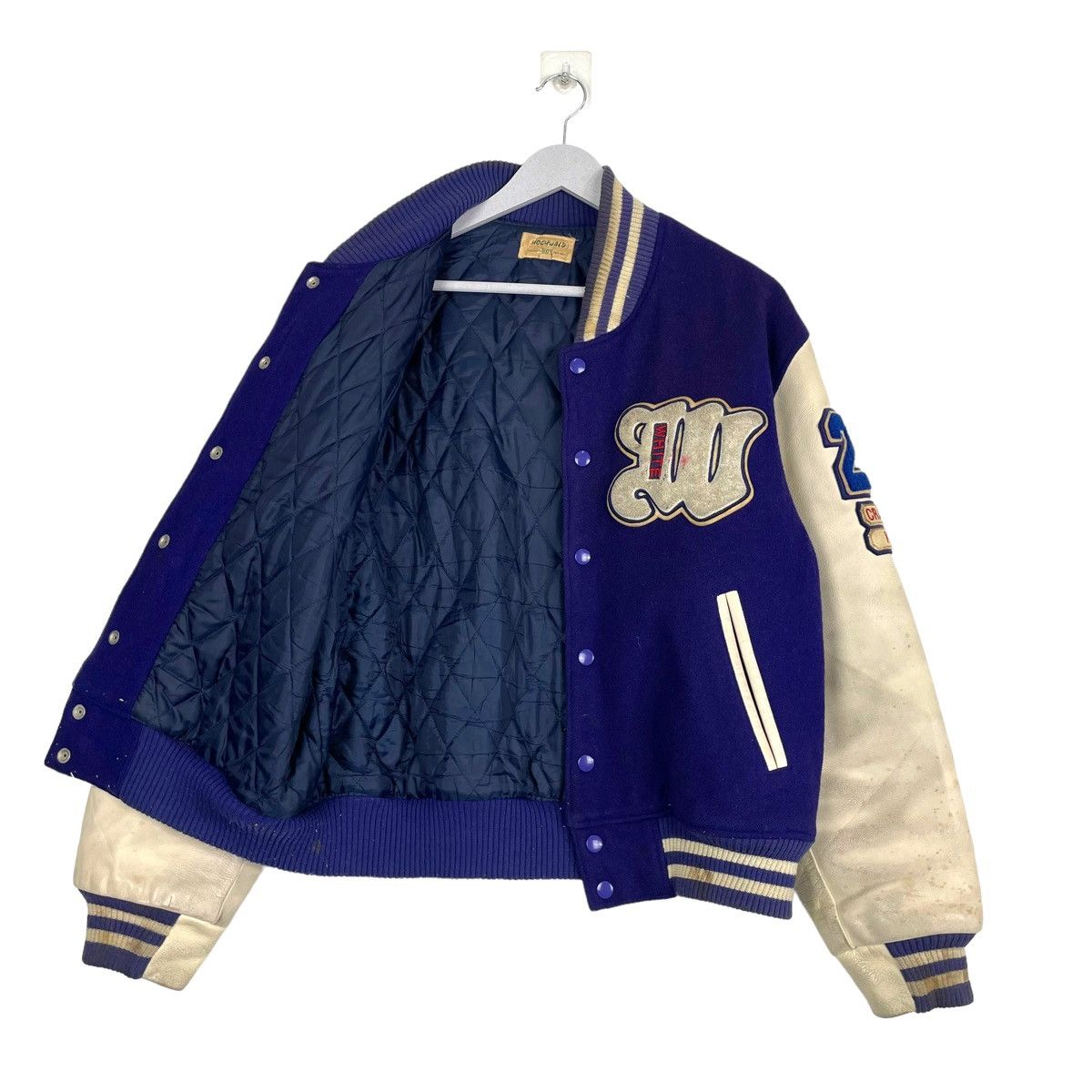 Japanese Brand 💥80s HOCHWALD TENNIS CLUB YOKOHAMA VARSITY JACKET Size US M / EU 48-50 / 2 - 9 Thumbnail