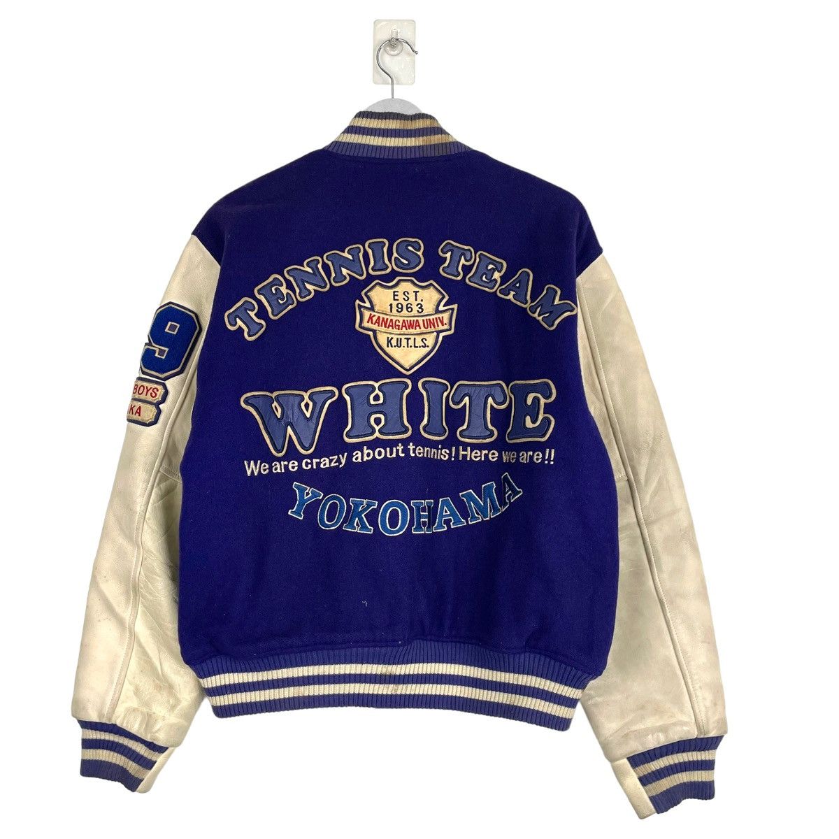 Japanese Brand 💥80s HOCHWALD TENNIS CLUB YOKOHAMA VARSITY JACKET Size US M / EU 48-50 / 2 - 11 Thumbnail