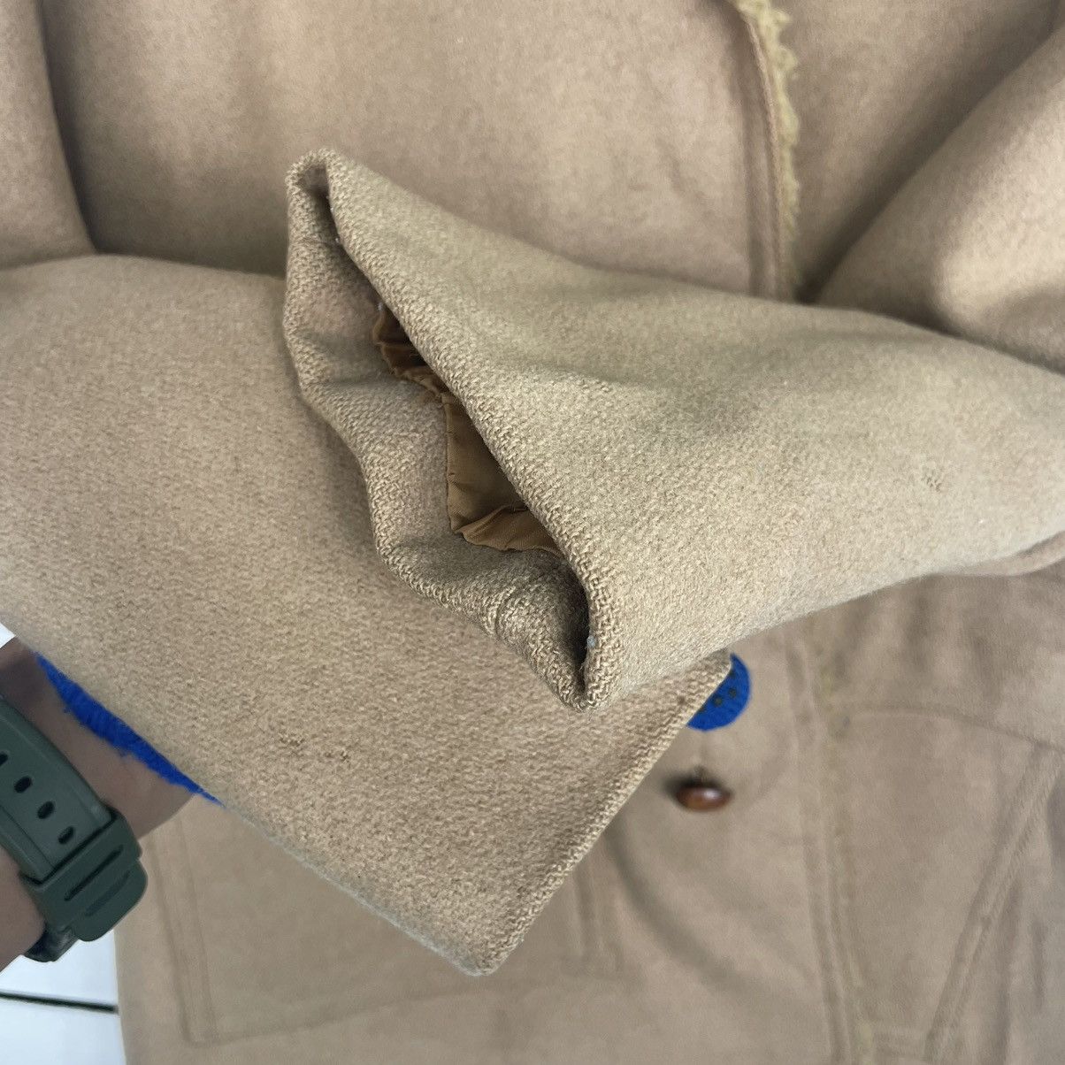 Woolrich Woolen Mills 💥VINTAGE WOOLRICH SHERPA BUTTON COAT JACKET Size US M / EU 48-50 / 2 - 10 Thumbnail