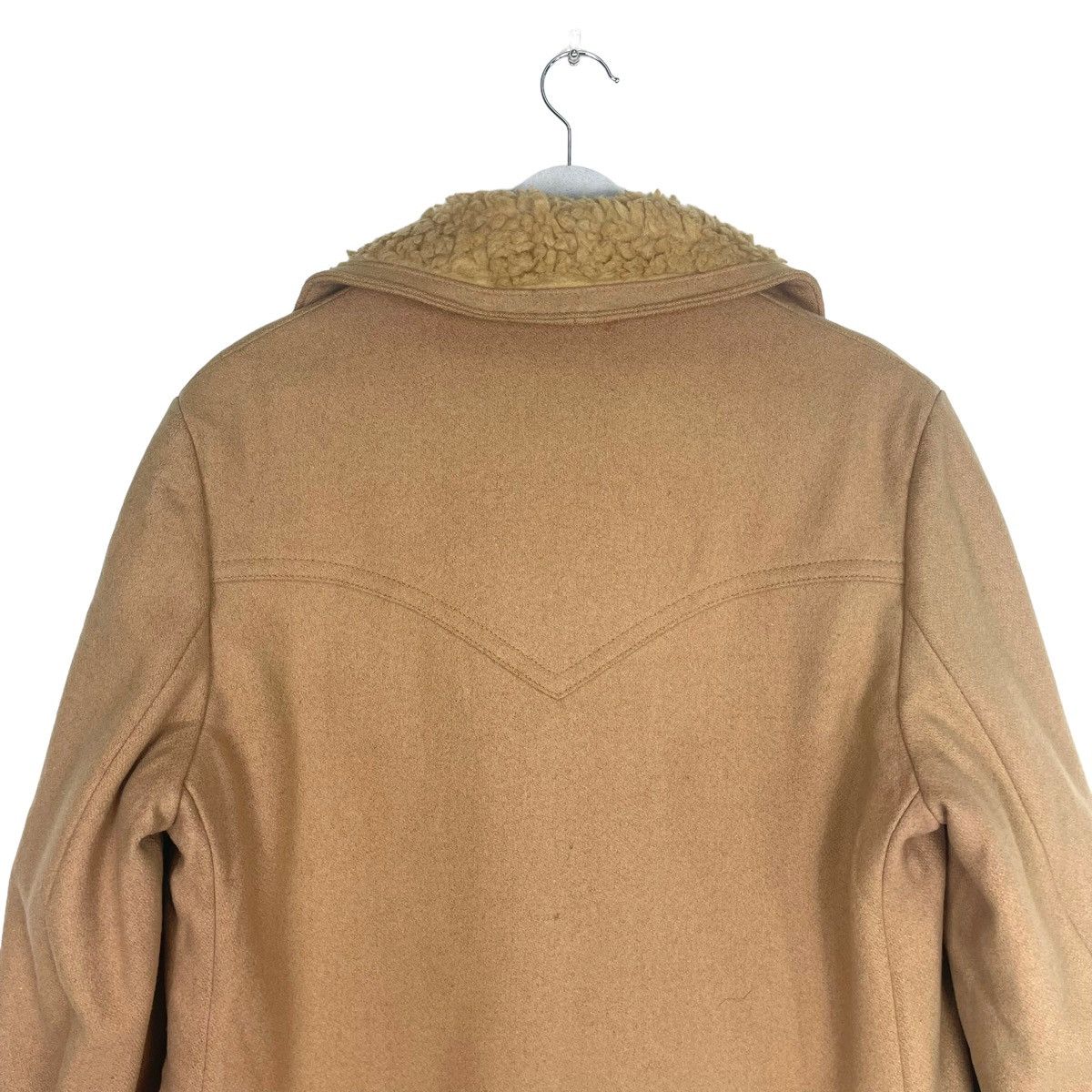 Woolrich Woolen Mills 💥VINTAGE WOOLRICH SHERPA BUTTON COAT JACKET Size US M / EU 48-50 / 2 - 8 Thumbnail