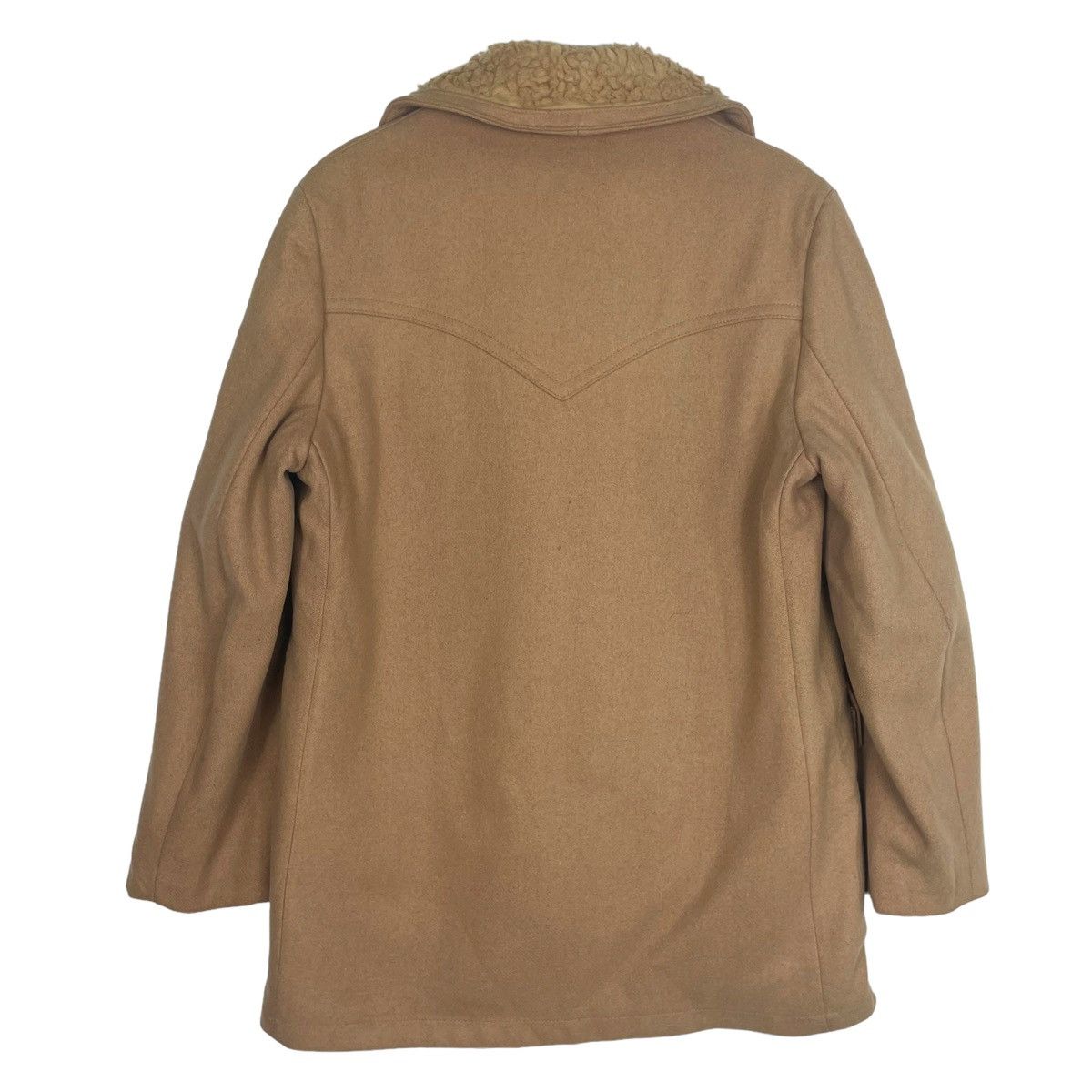 Woolrich Woolen Mills 💥VINTAGE WOOLRICH SHERPA BUTTON COAT JACKET Size US M / EU 48-50 / 2 - 7 Thumbnail