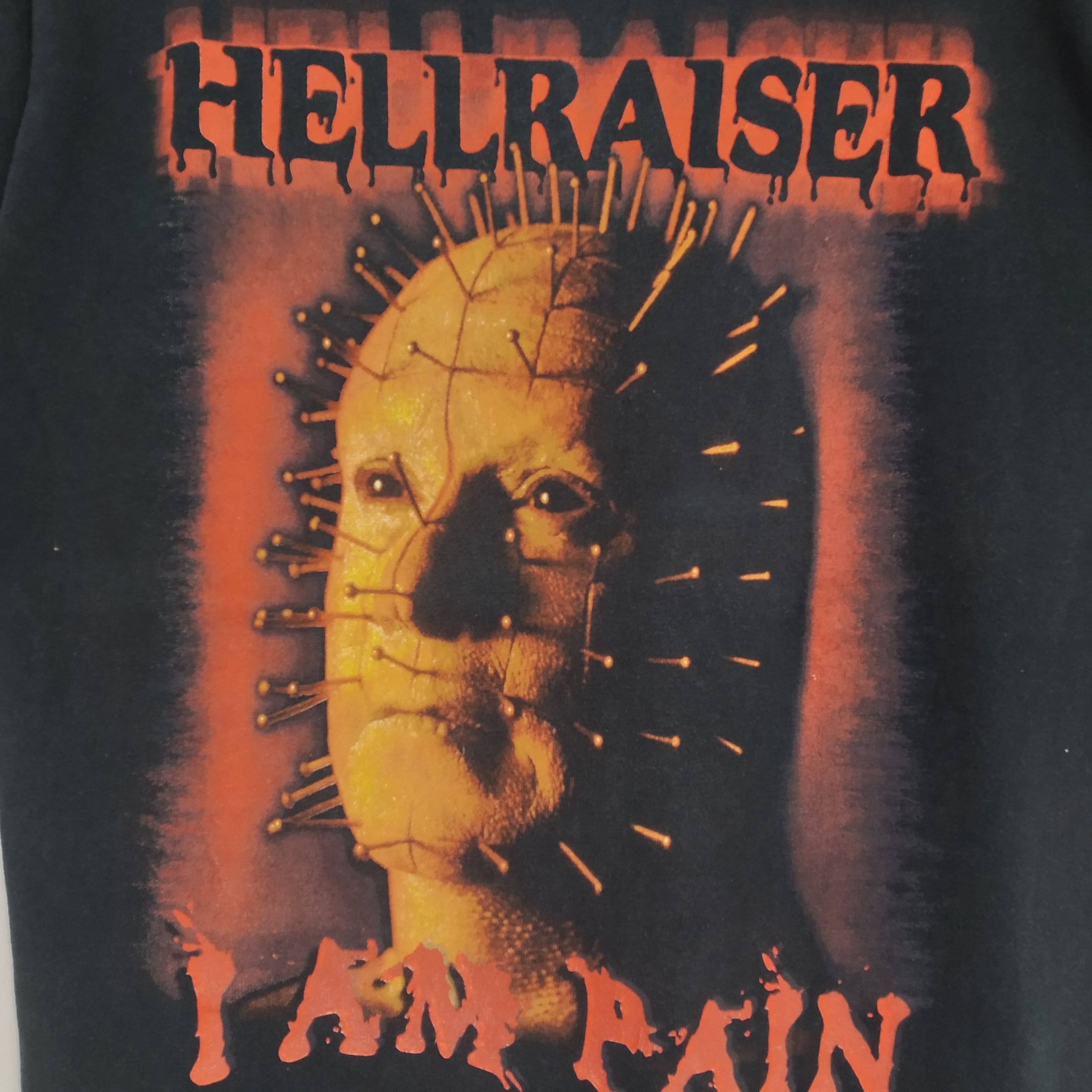 Expert Horror Vintage Hellraiser I am Pain Horror/Mystery Movie Promo Tee Size US M / EU 48-50 / 2 - 5 Thumbnail