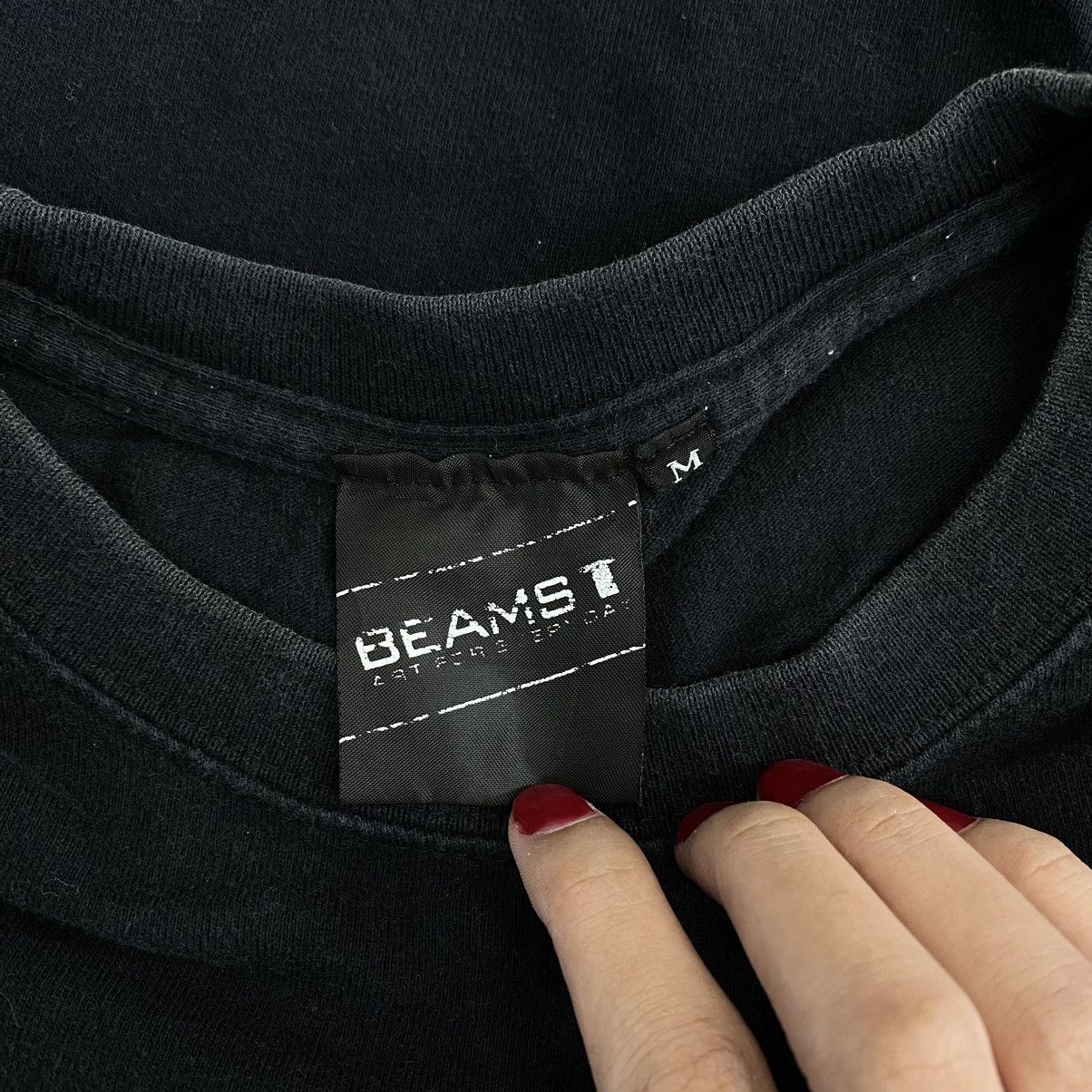 Beams Plus × Japanese Brand BEAMS PLUS Japanese Brand Embroidered Black Humour Oversize Size US M / EU 48-50 / 2 - 4 Thumbnail