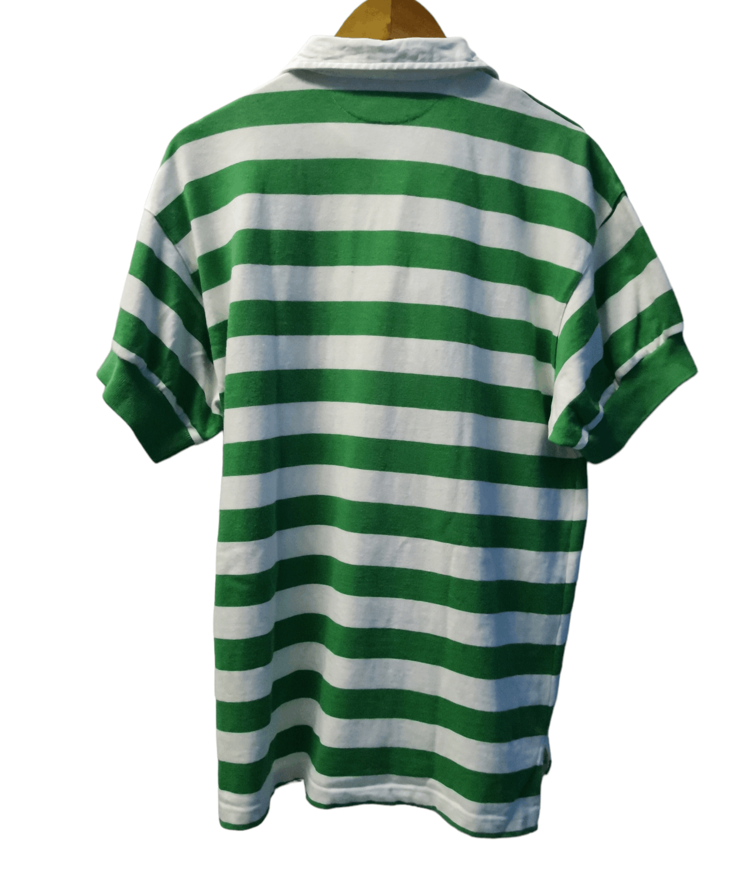 Vintage Vintage Coca-Cola 1990 Polo Rugby Striped Spell Out Stadium Size US XL / EU 56 / 4 - 2 Thumbnail