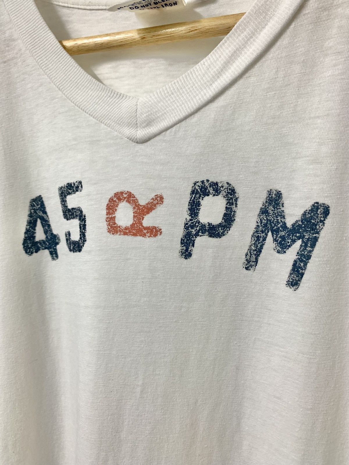 45rpm Vintage 45Rpm V-neck Tshirt Size S / US 4 / IT 40 - 4 Thumbnail