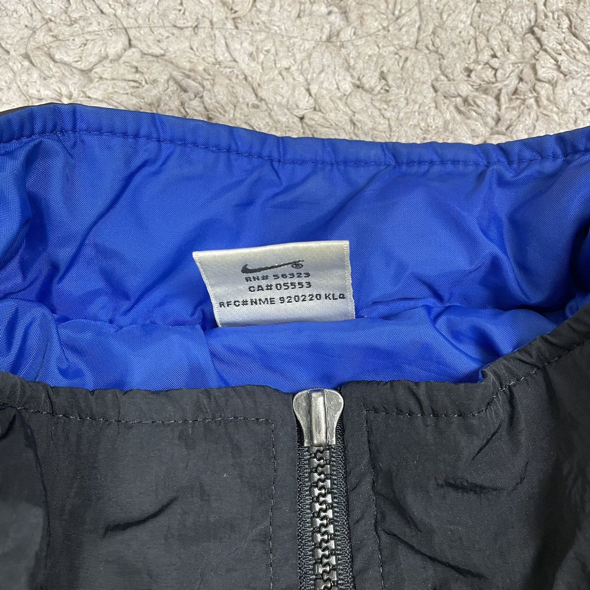 Nike × Vintage Vintage Nike Swoosh Kids Jacket Size US L / EU 52-54 / 3 - 17 Thumbnail