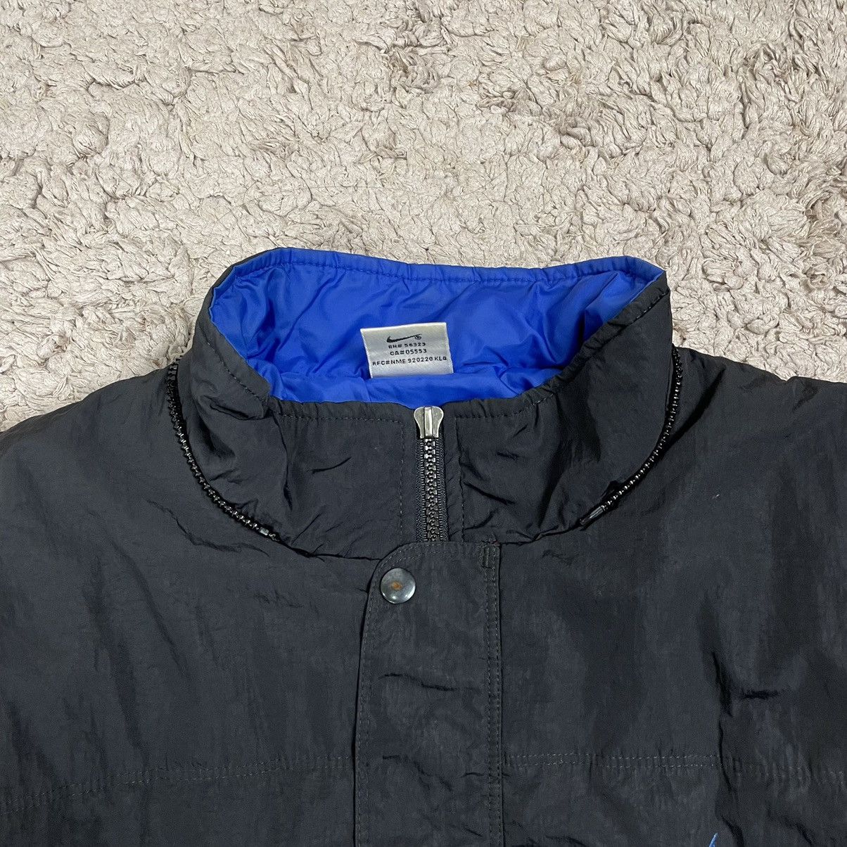 Nike × Vintage Vintage Nike Swoosh Kids Jacket Size US L / EU 52-54 / 3 - 11 Thumbnail